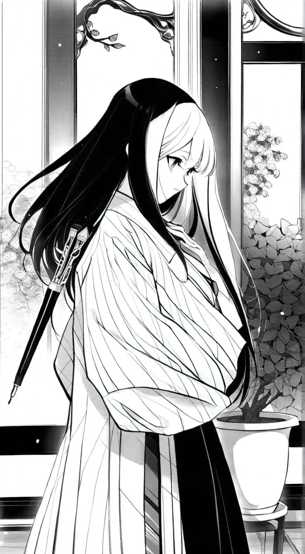 ai character: Inuyasha y kikyo background