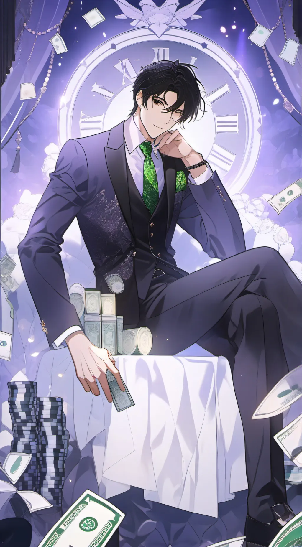 ai character: Oziel  background