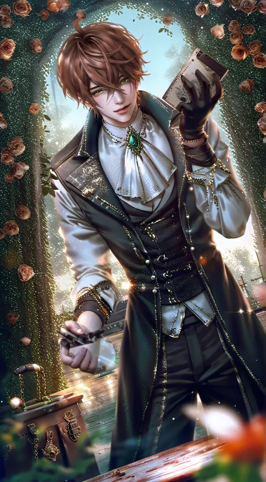 ai character: Max background