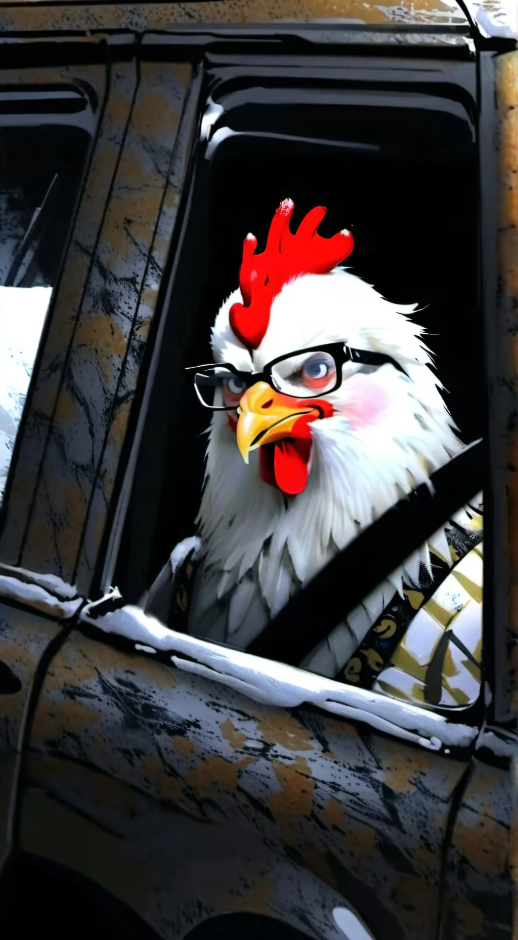 ai character: cool bok  background