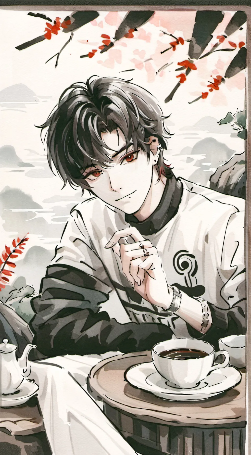 ai character: raymond background