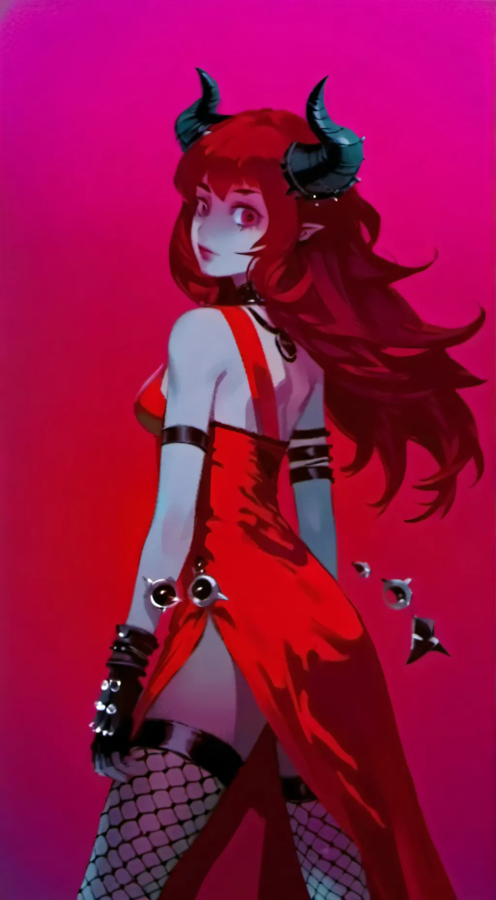 ai character: DEMON FNF  GF background