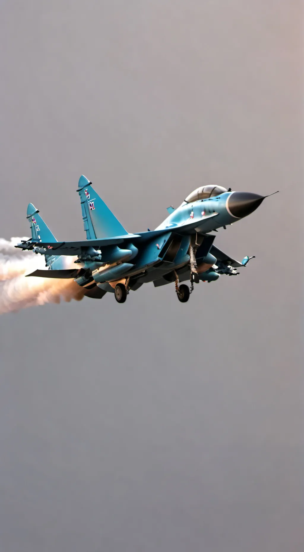 ai character: su-27 flanker background