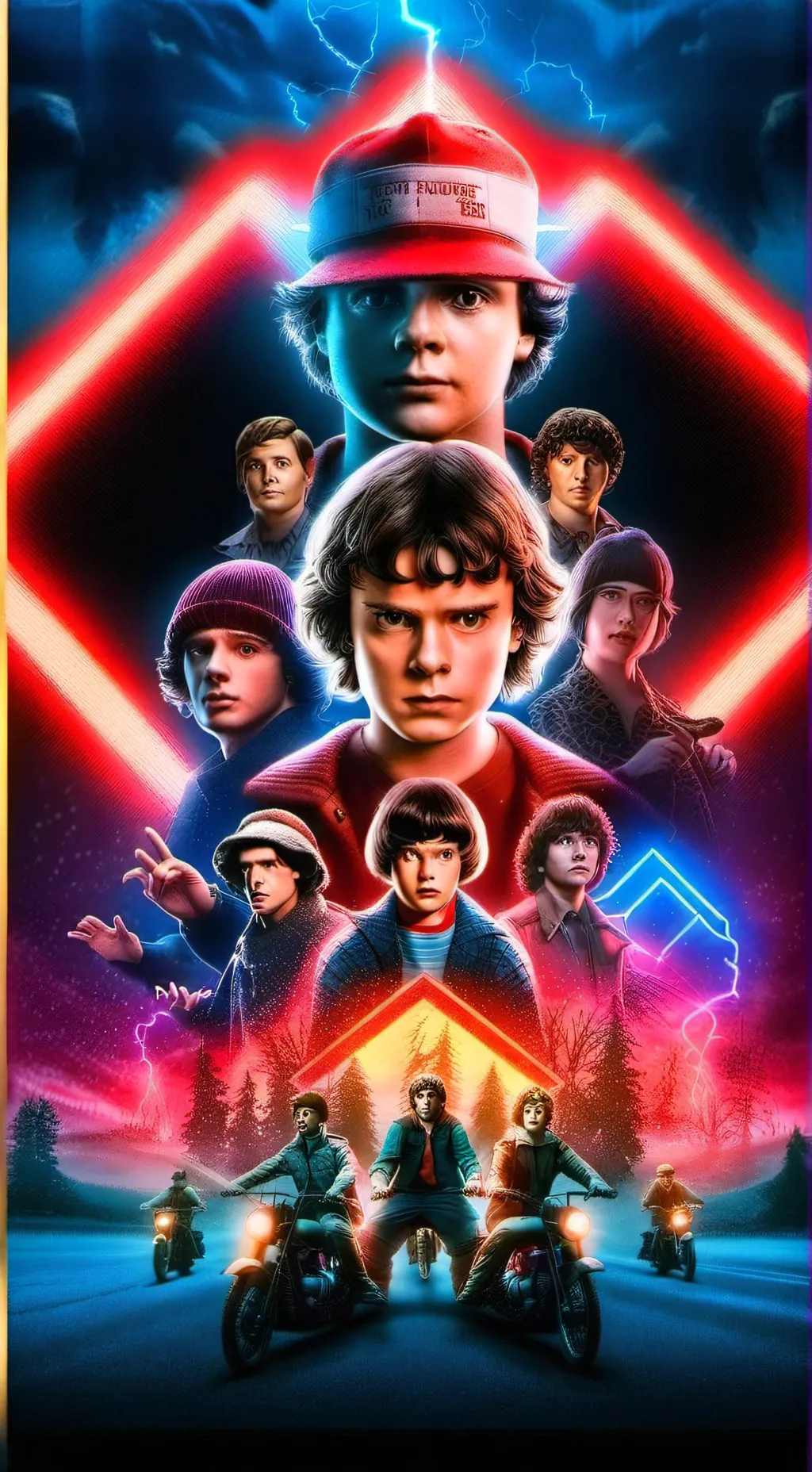 ai character: strangerthingsboys background