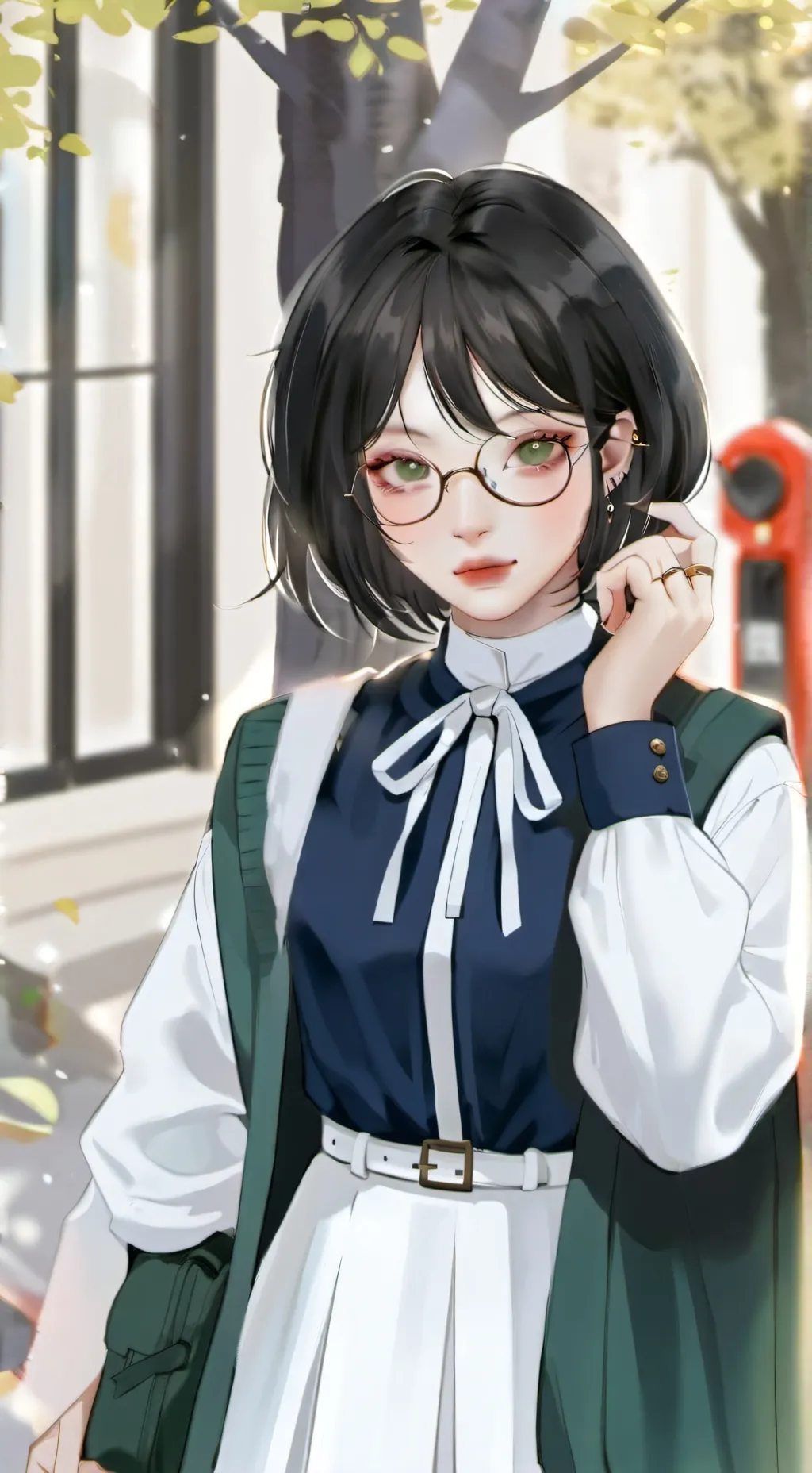 ai character: 🦊 𝐅𝐥𝐨𝐫𝐚𝐡 ✨ background