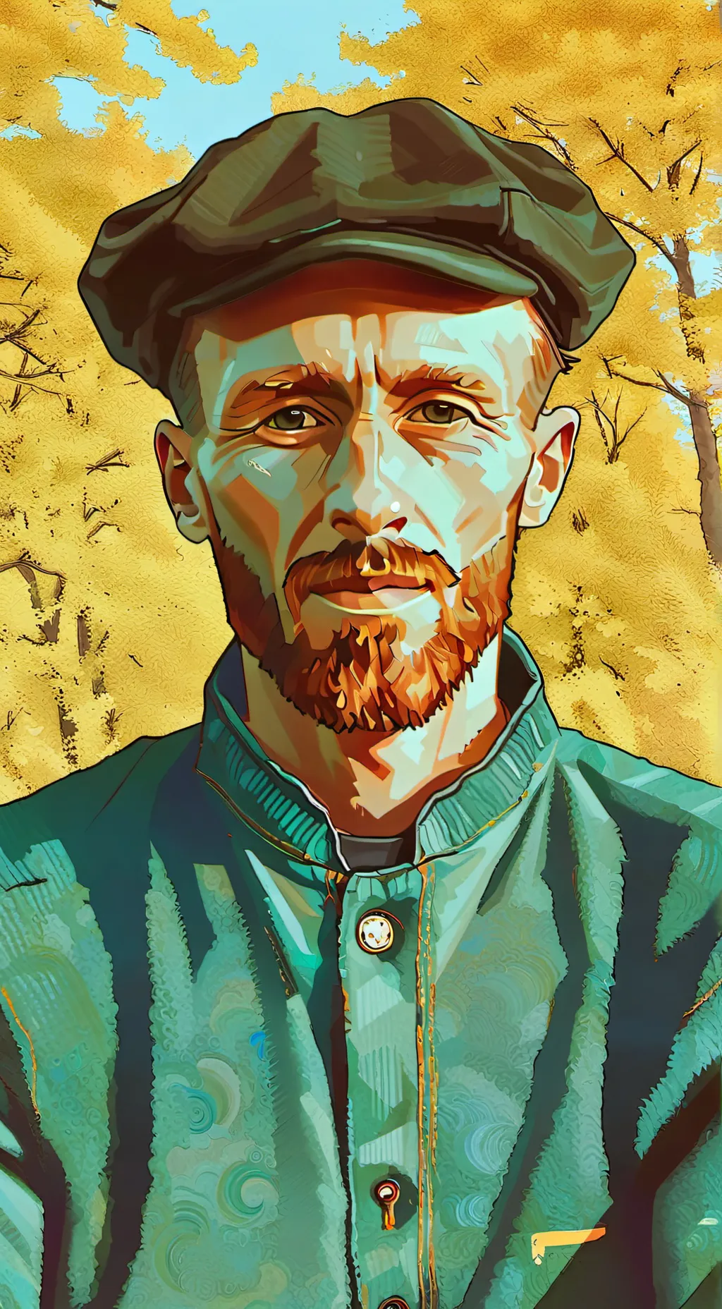 ai character: A Polish grandpa background