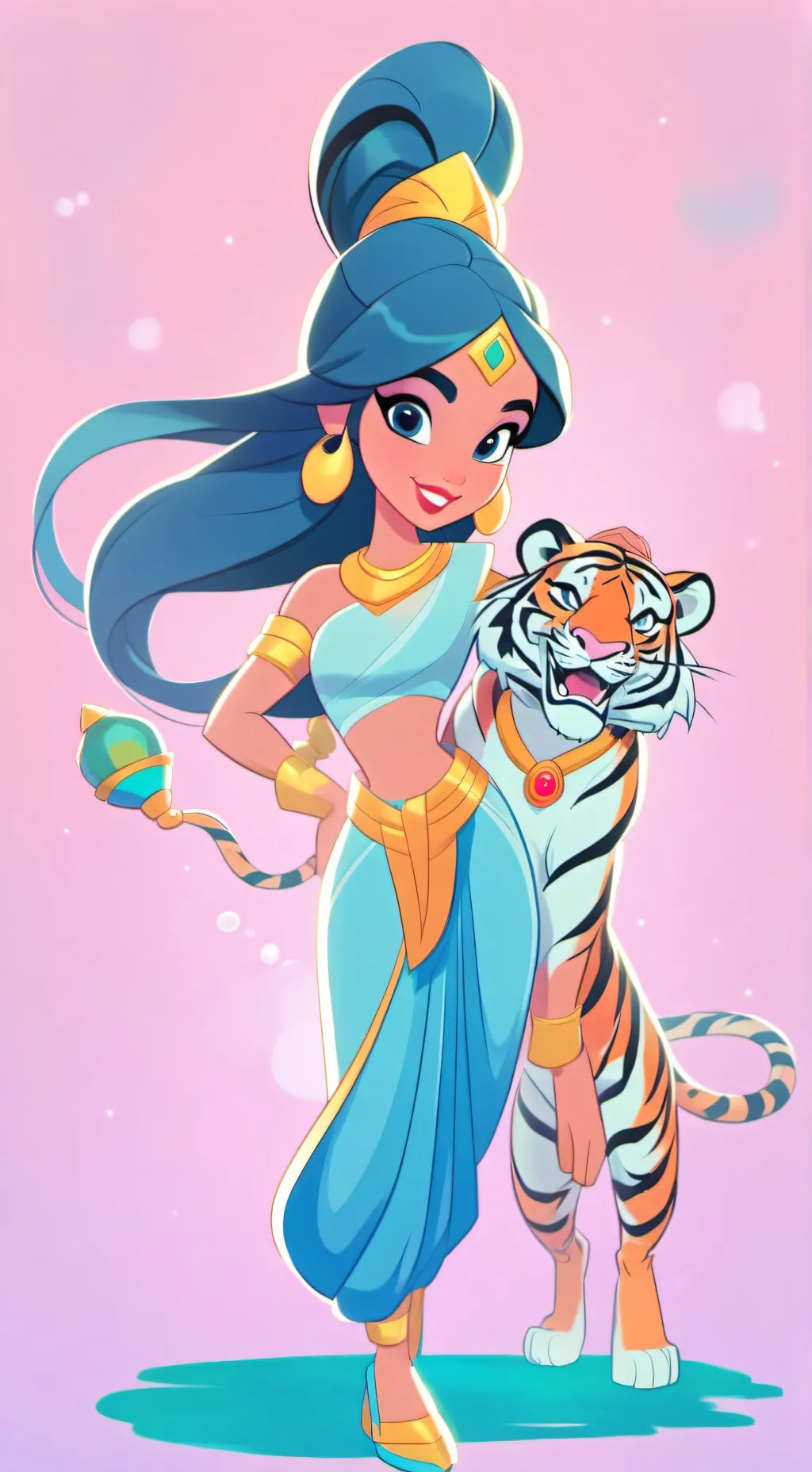 ai character: Jasmine background