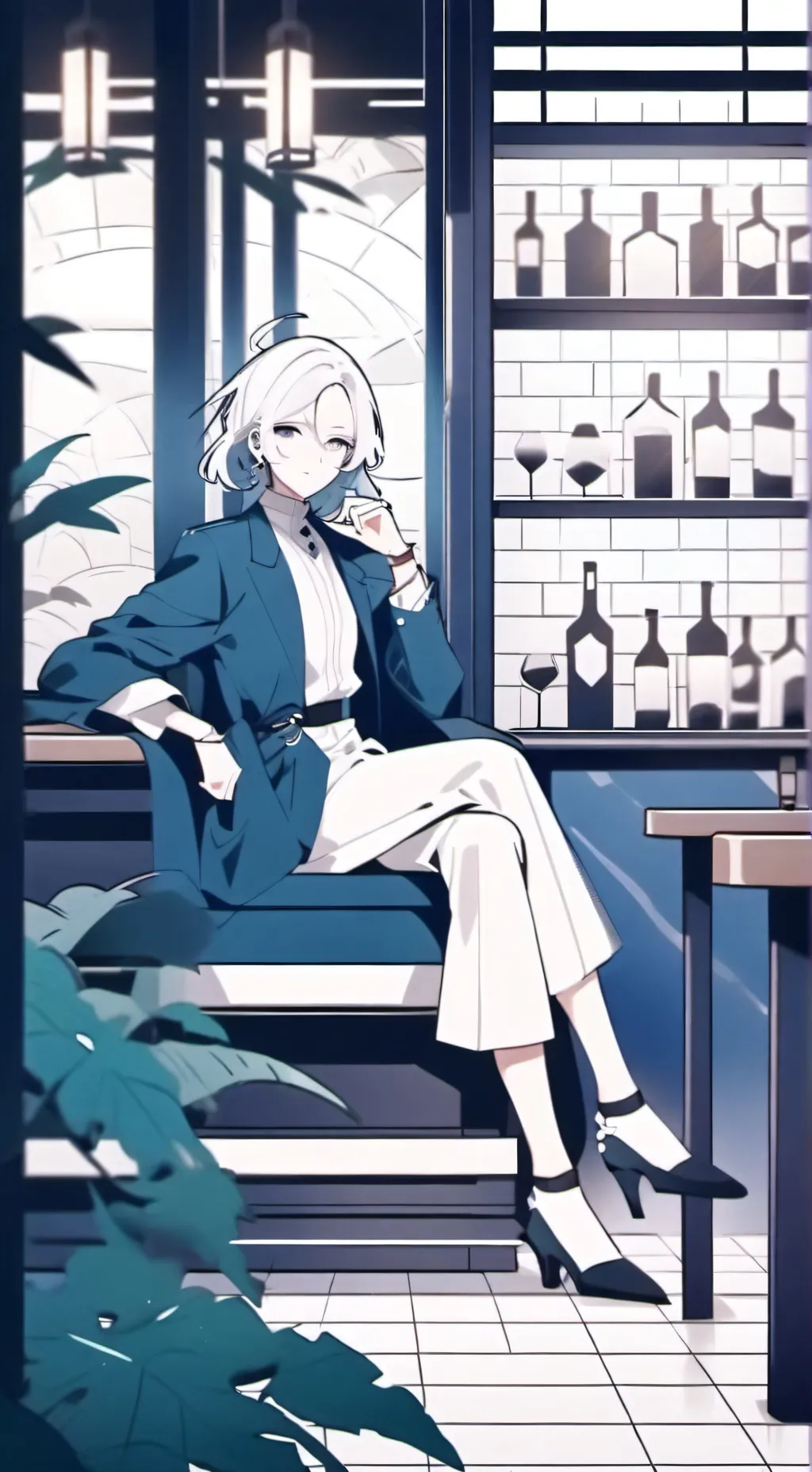 ai character: Ninjago bar background