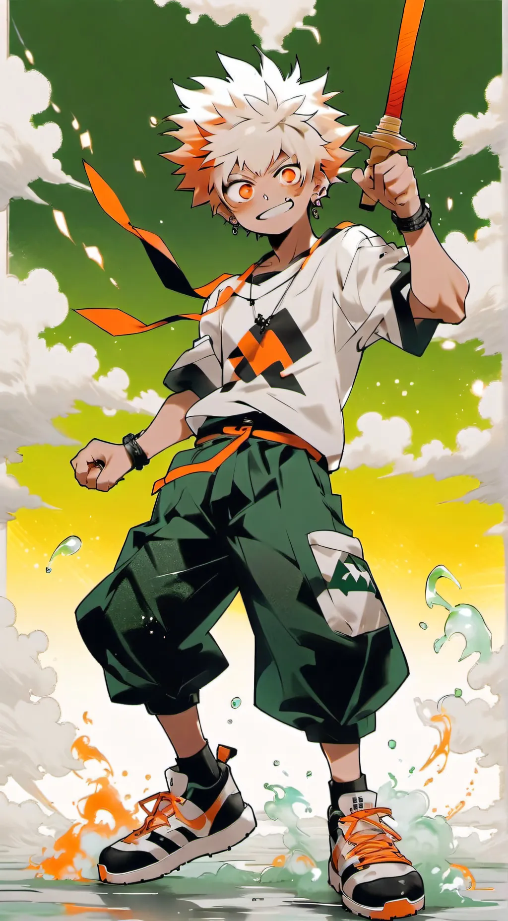 ai character: bakugo background