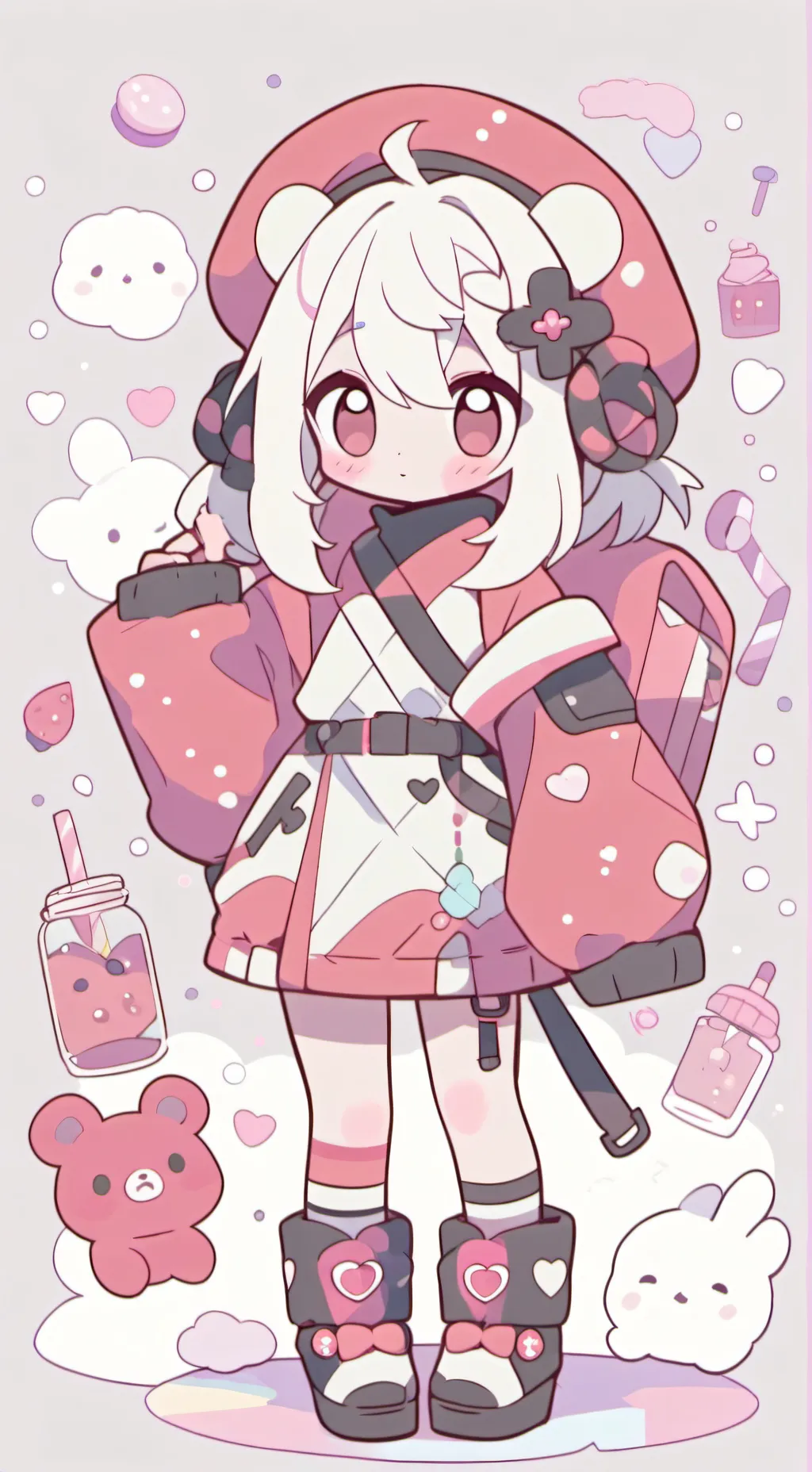 ai character: es una bebé  background