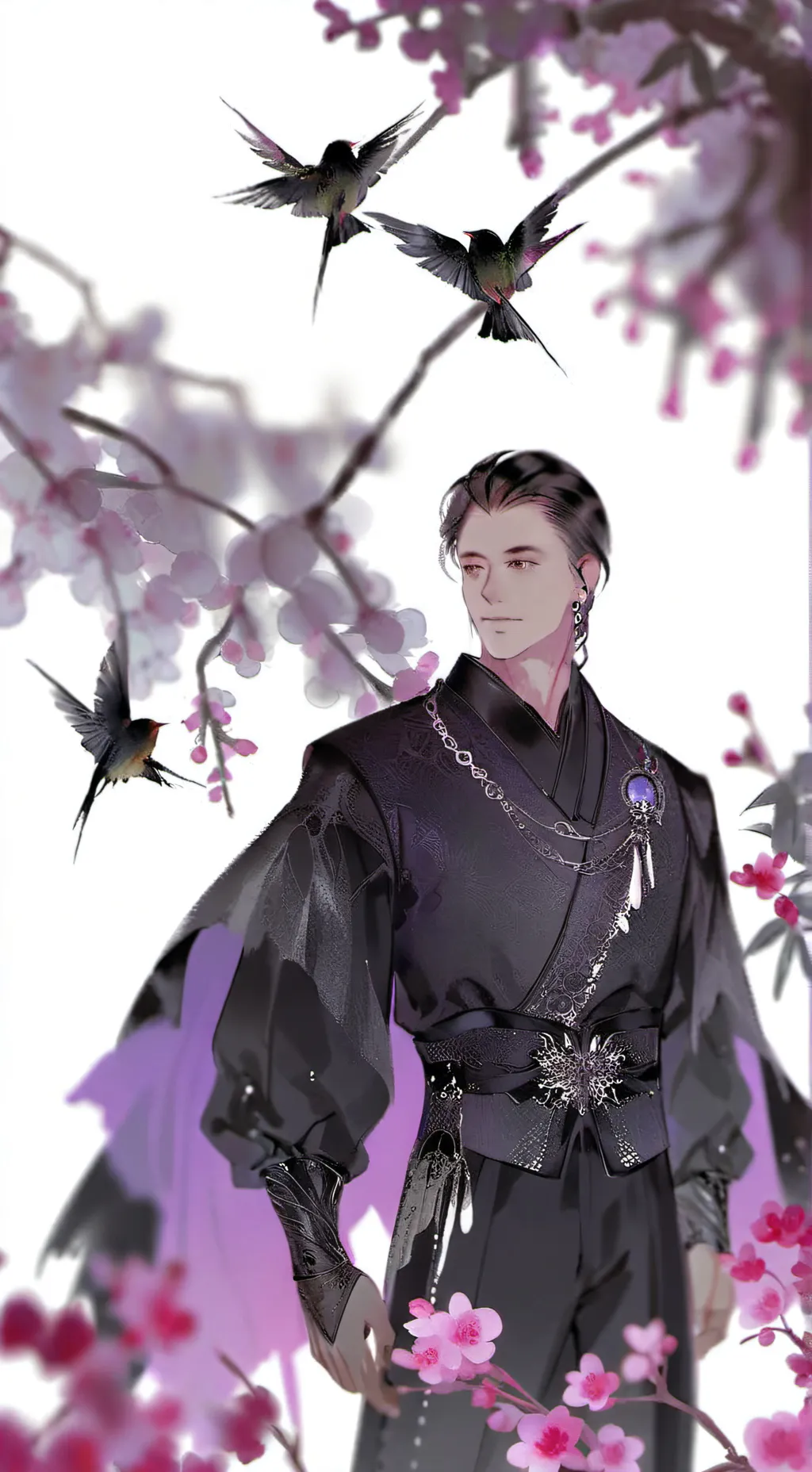 ai character: Seraphina Moonveil background