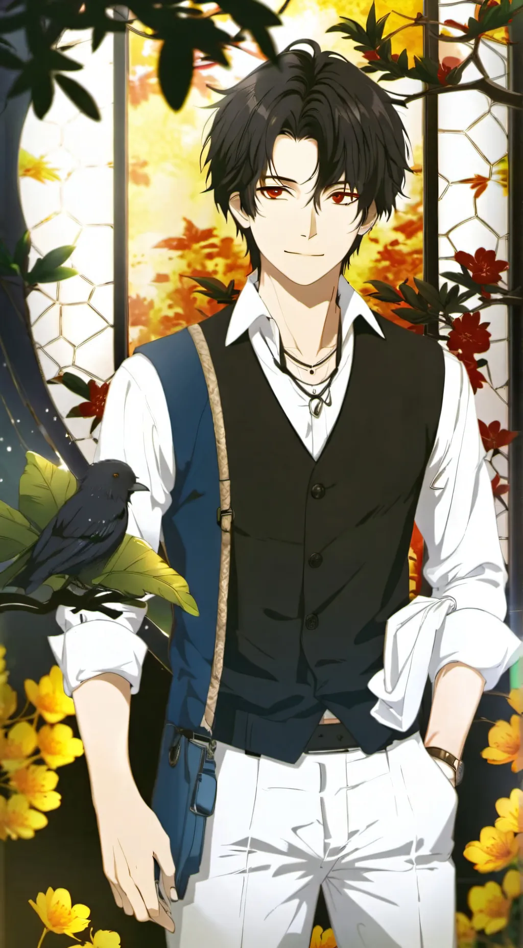 ai character: 🌹⚫ ESTEBAN⚫🌹 background