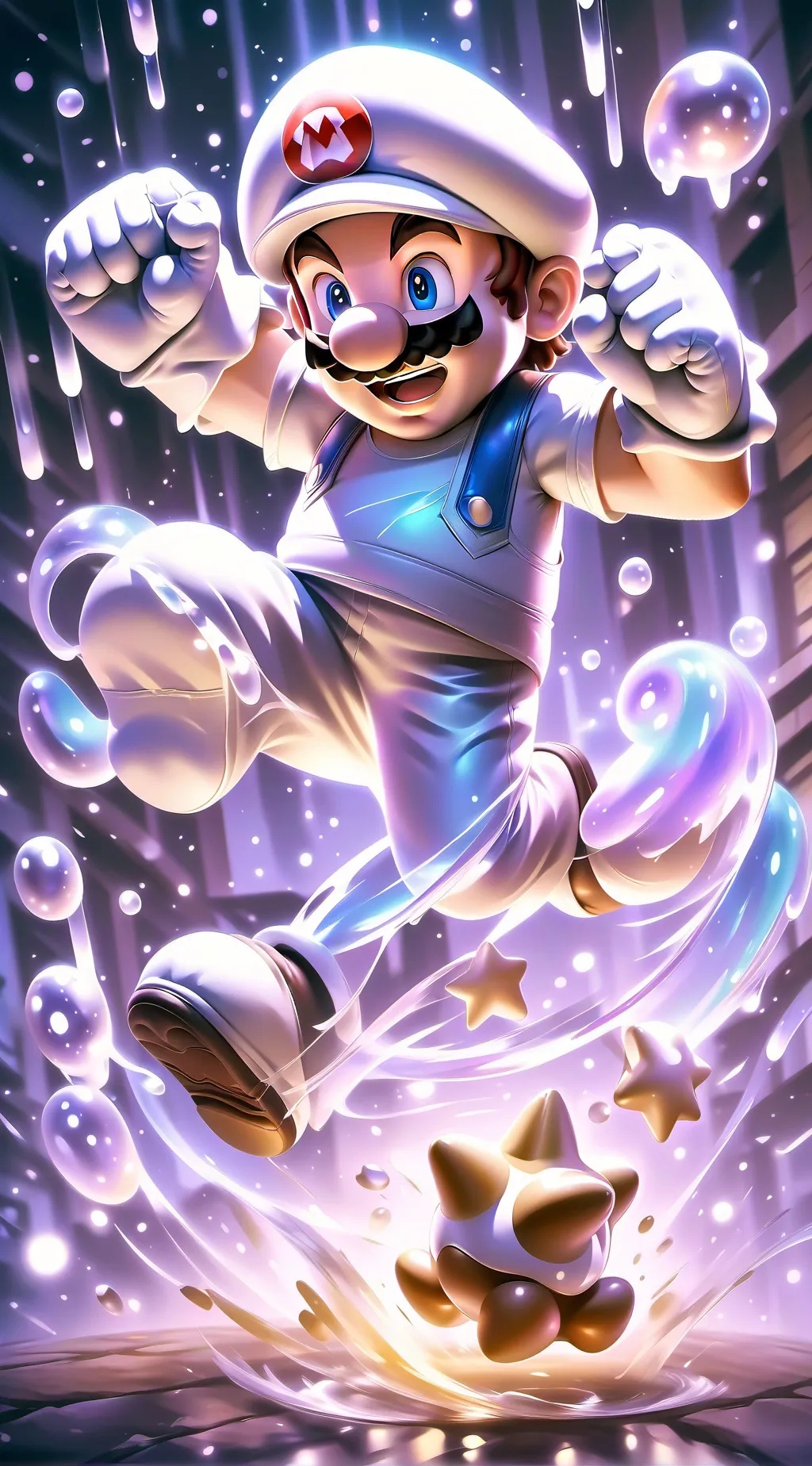 ai character: mario time! background