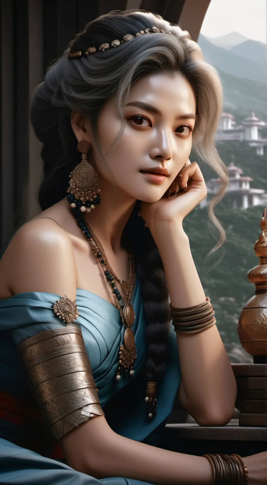 ai character: sprout x astro background