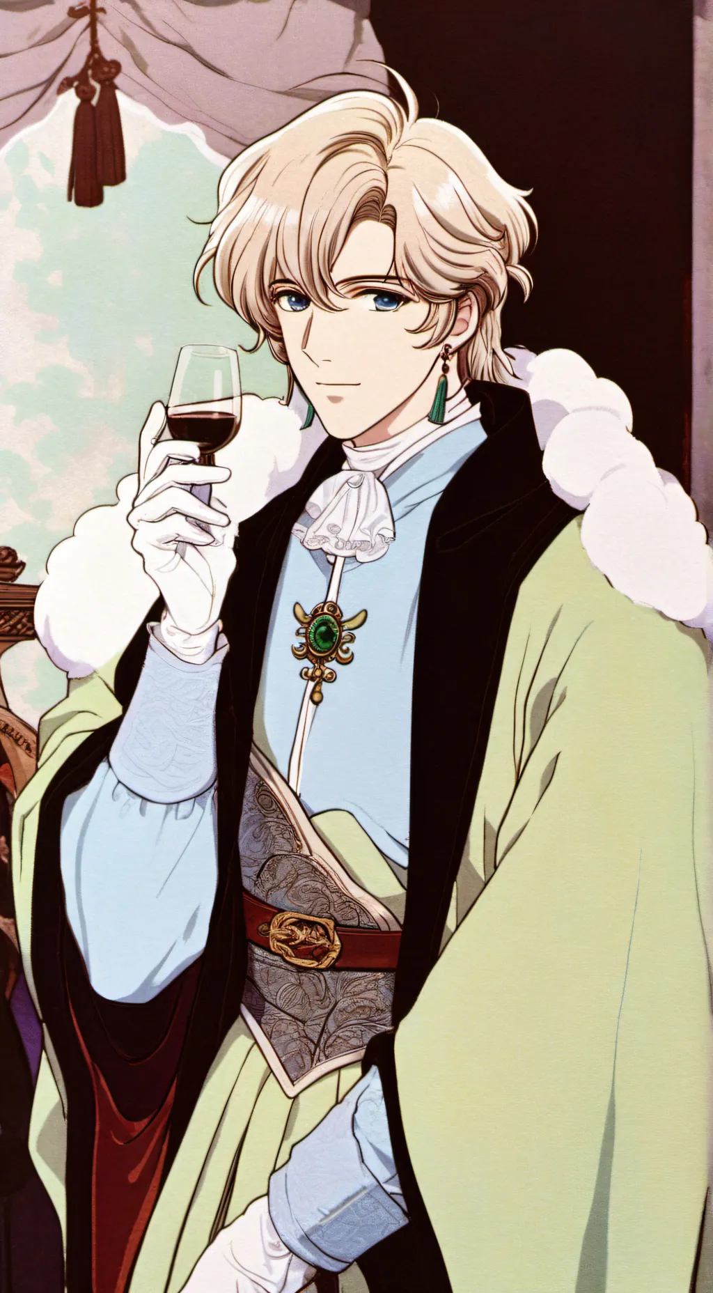 ai character: lover background