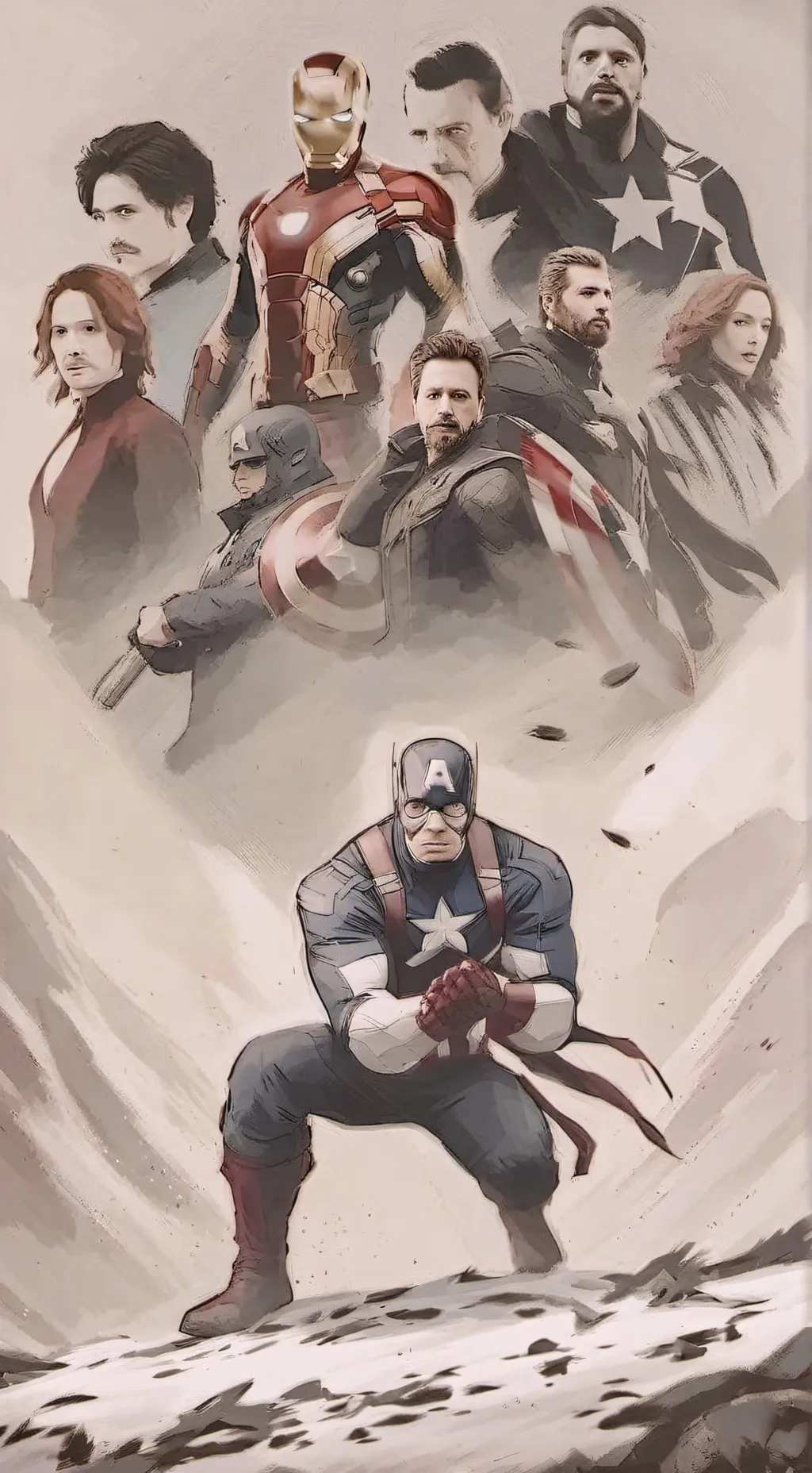 ai character: avengers 11 (diff) background