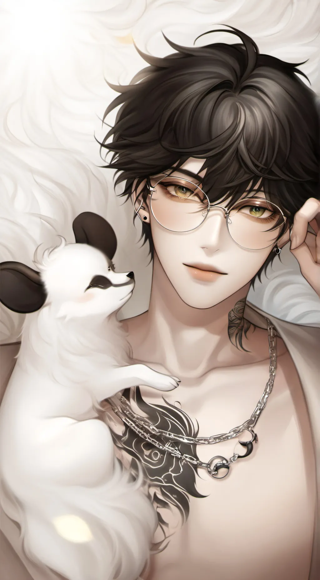 ai character: |{•ᴇʀɪᴋ・}|𖤐𓃹 background