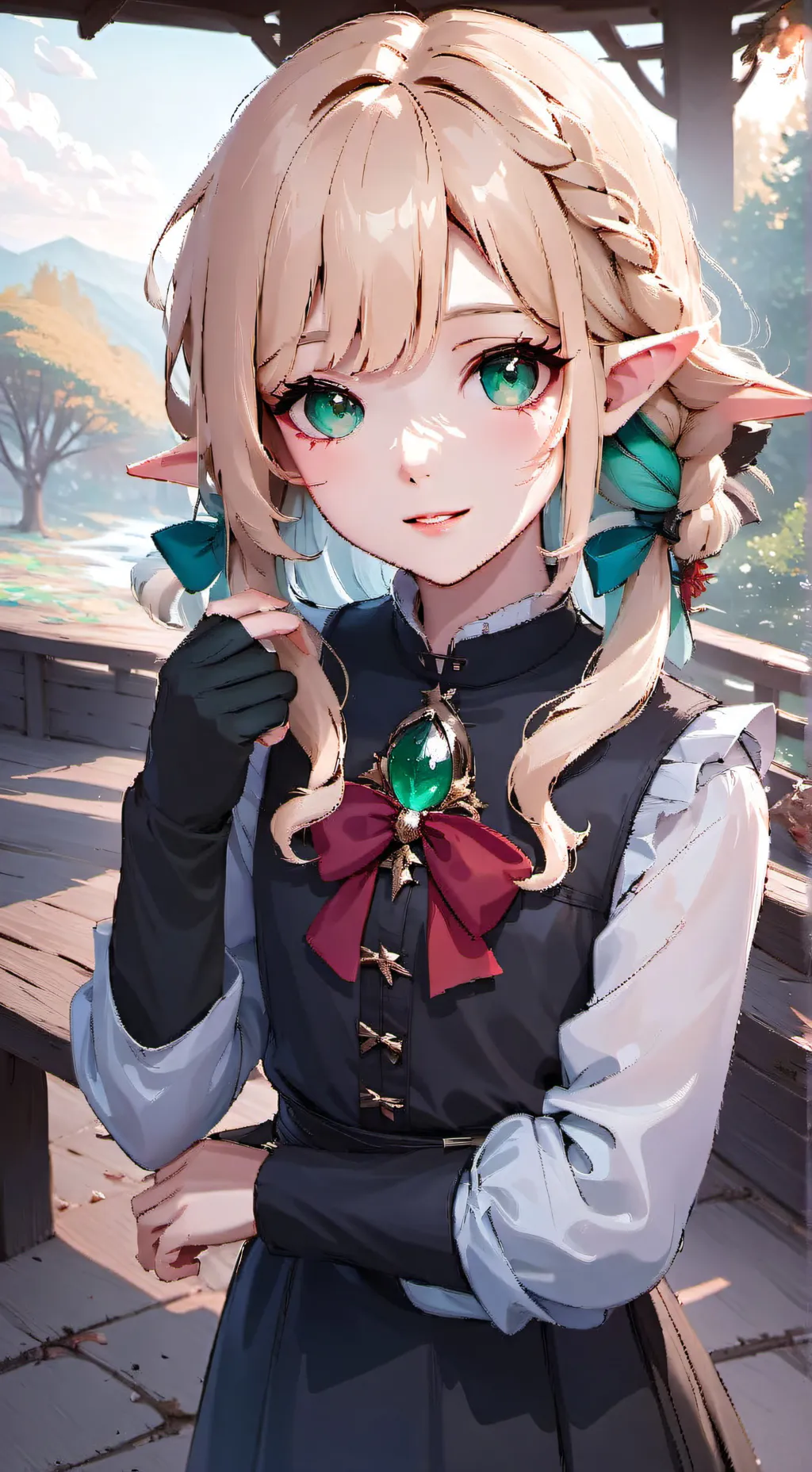 ai character: Zelda  background