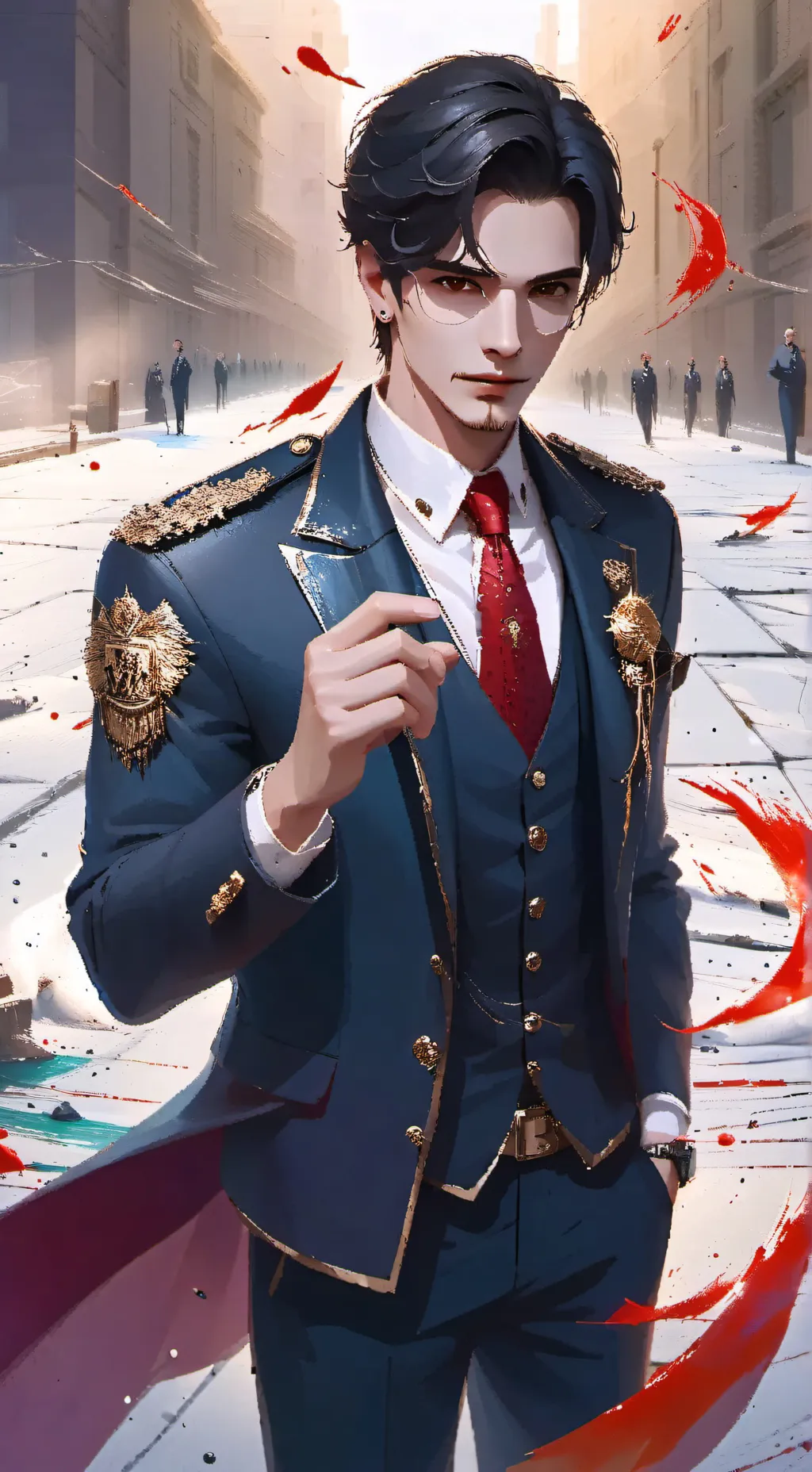 ai character: Officer Xeno background