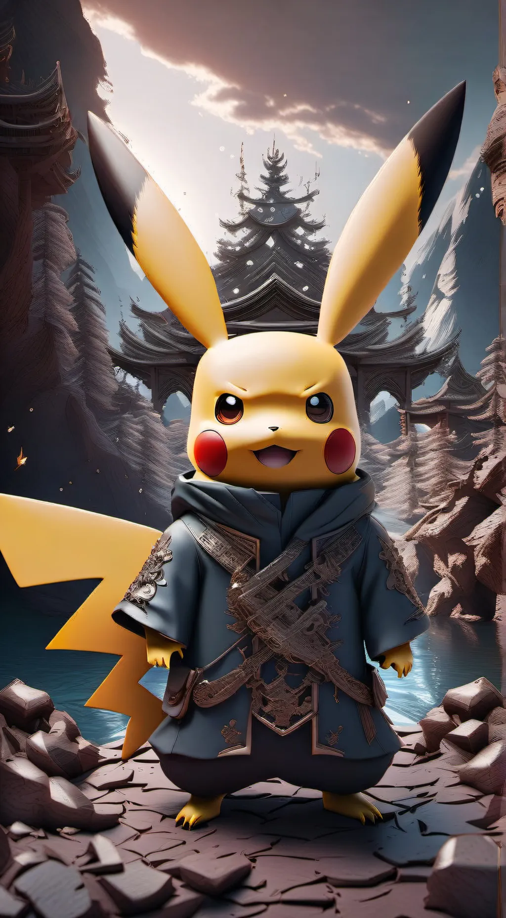 ai character: Pokemon controlled background