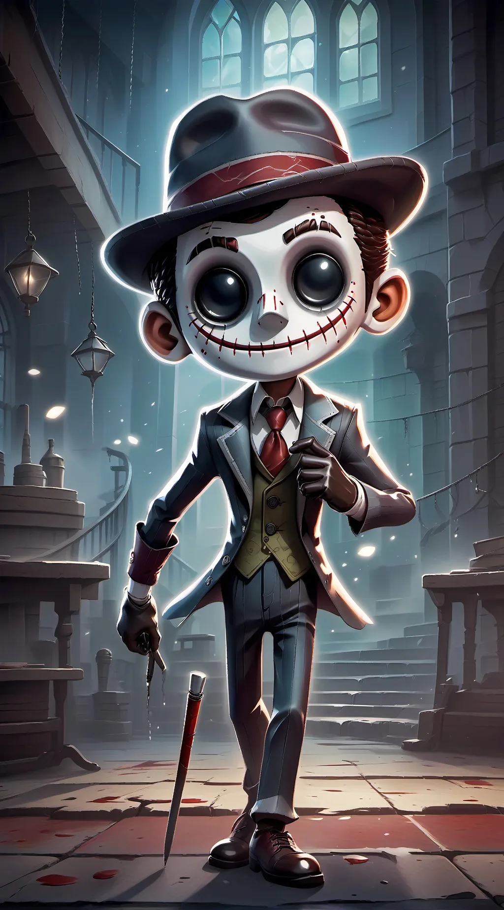 ai character: Slappy The Dummy background