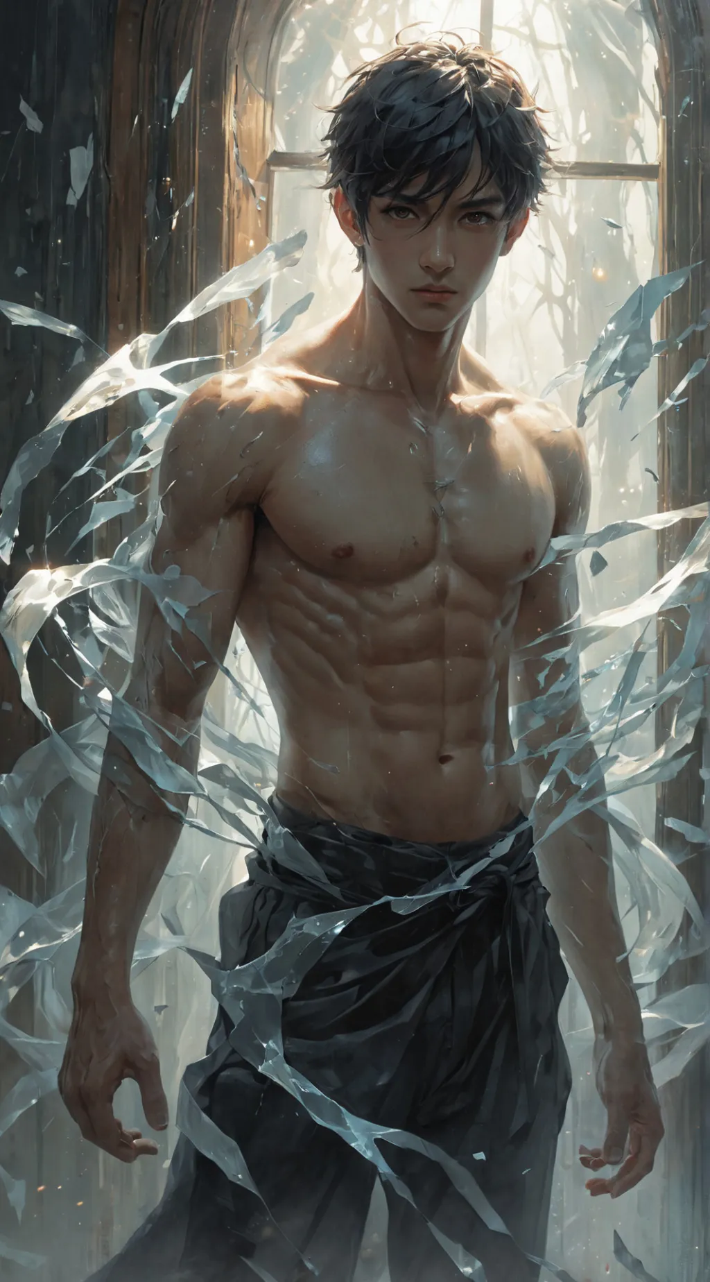 ai character: Evan background