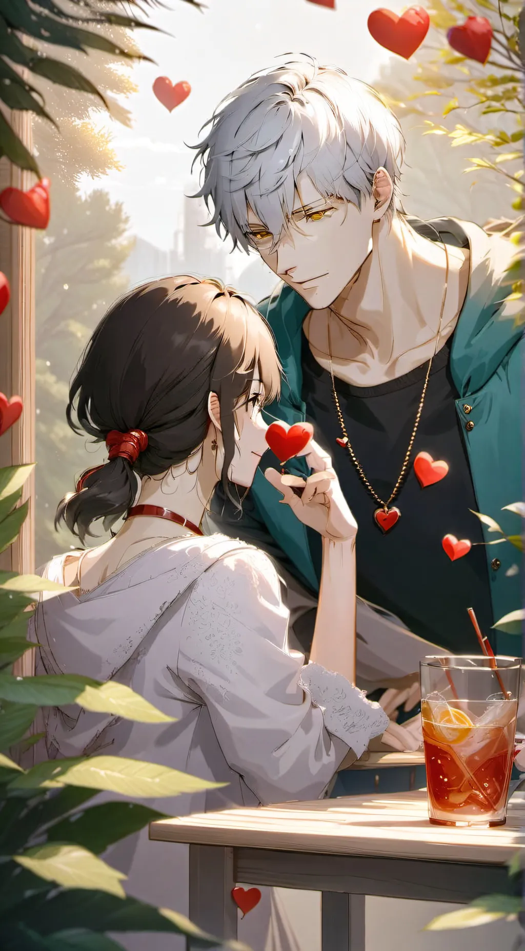 ai character: Gojo x Utahime 2xd background