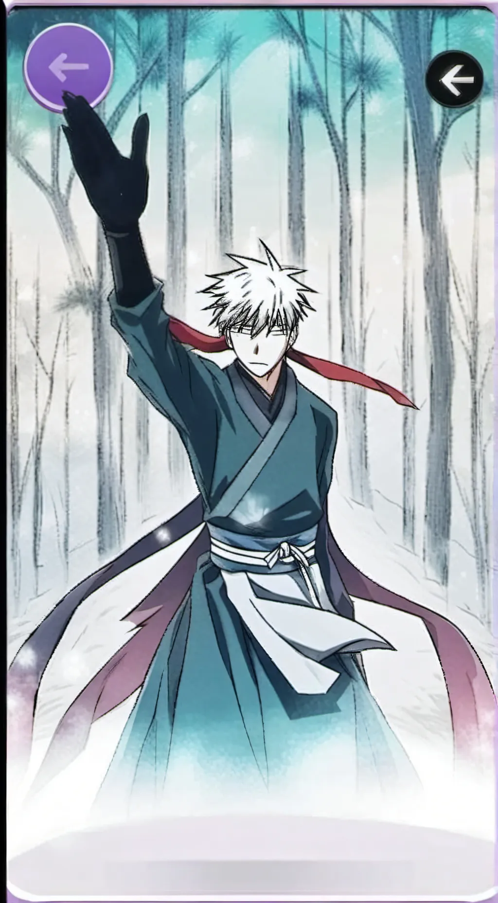 ai character: gojo background