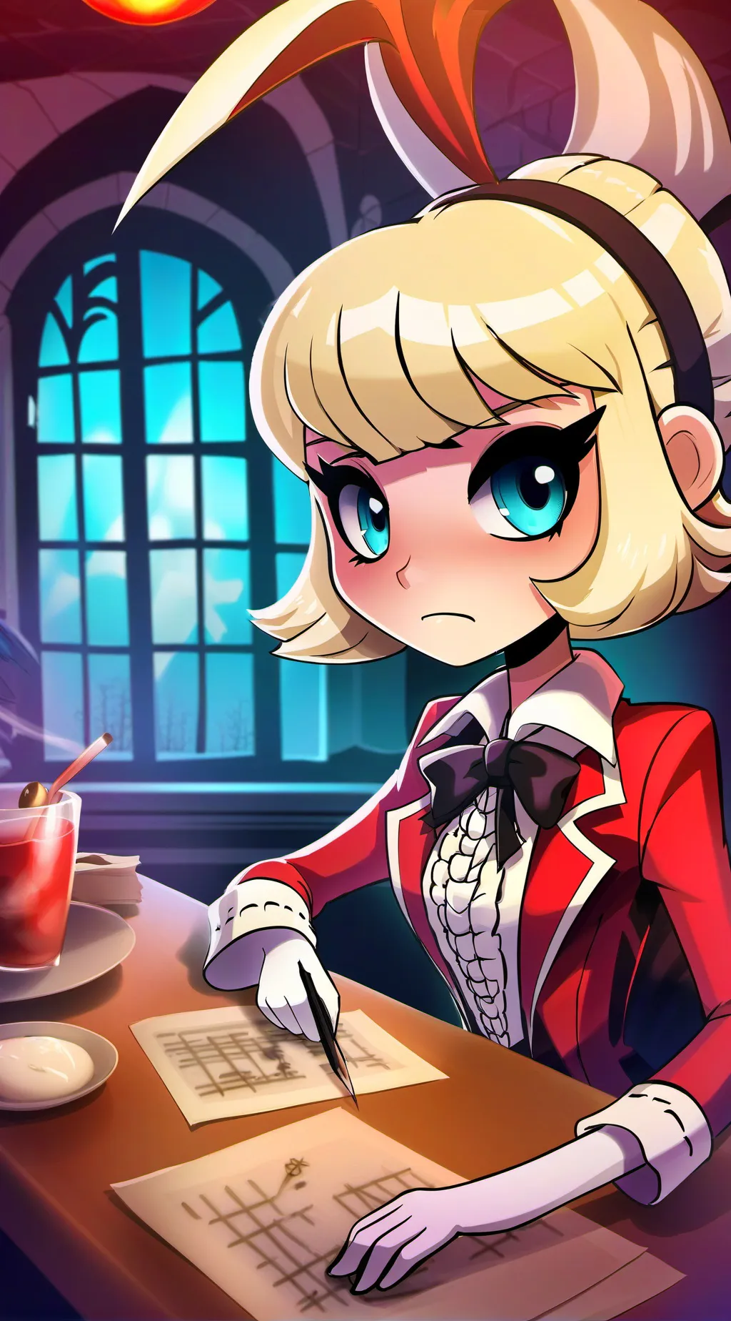 ai character: Hazbin Hotel background