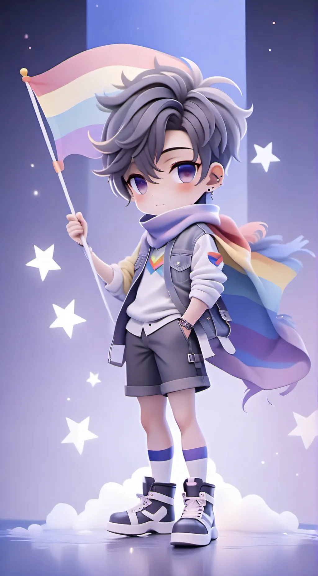 ai character: MHA No homophobes  background