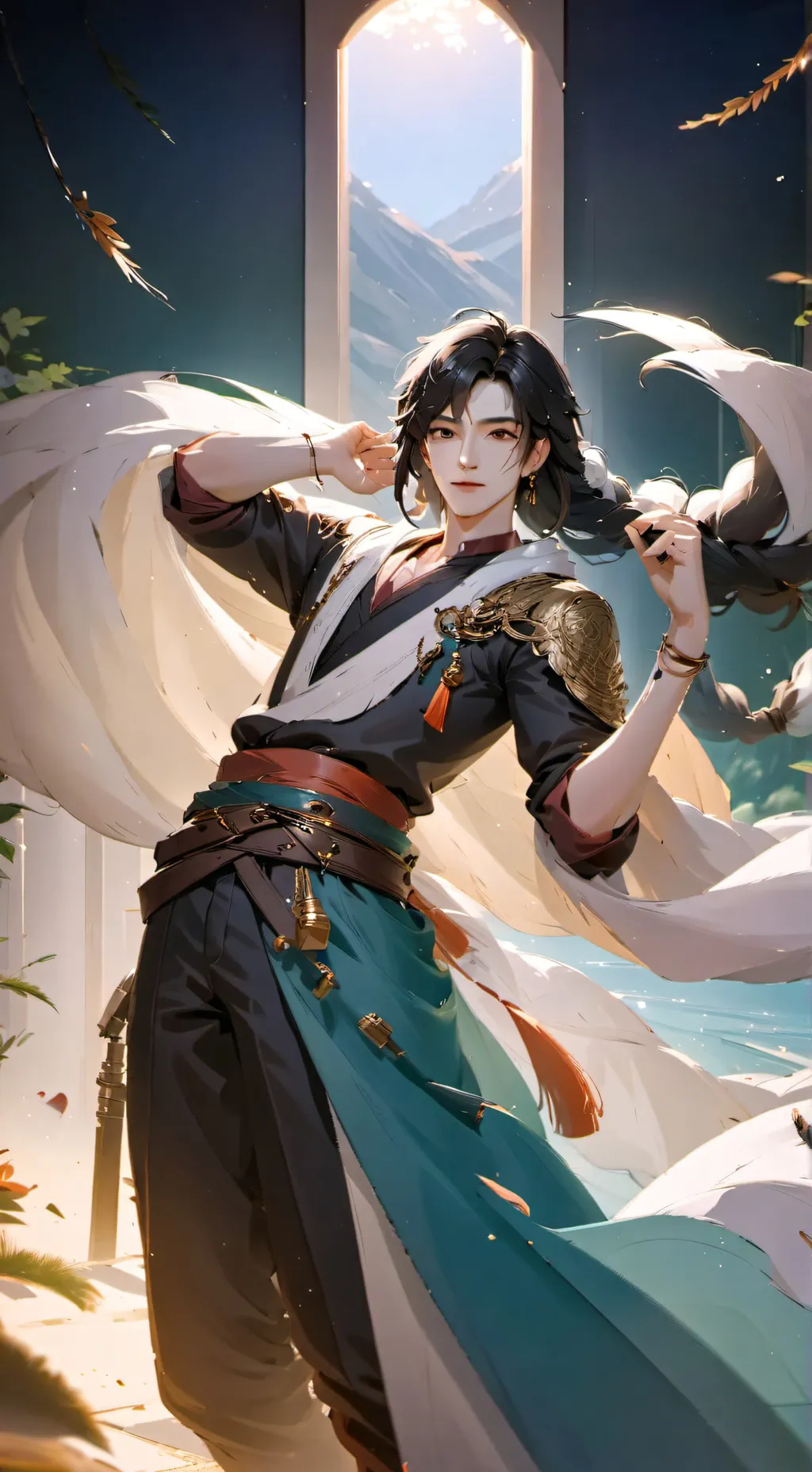 ai character: Caelum background