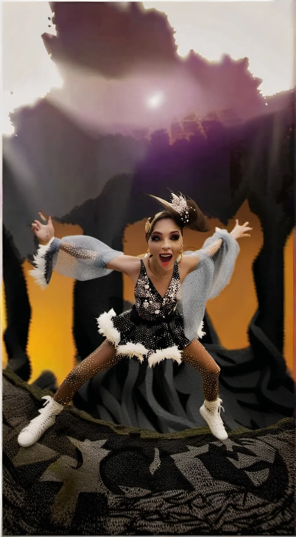 ai character: hii background