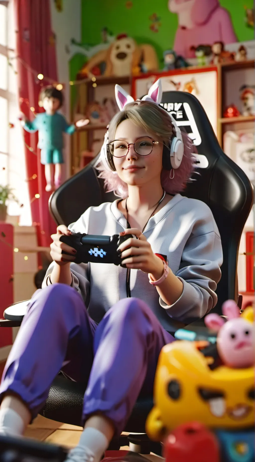 ai character: alexa  background