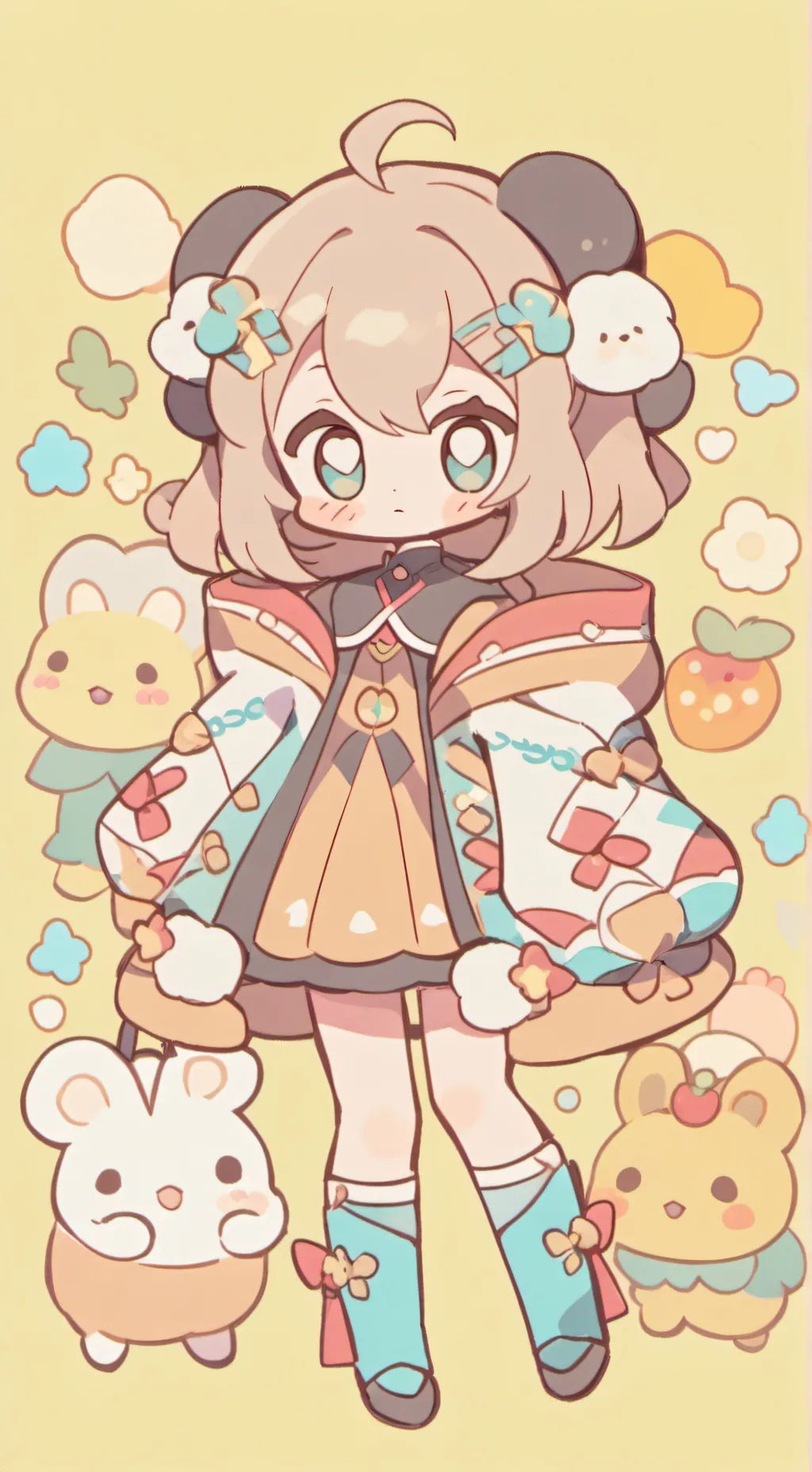 ai character: bakugo Fréro  background