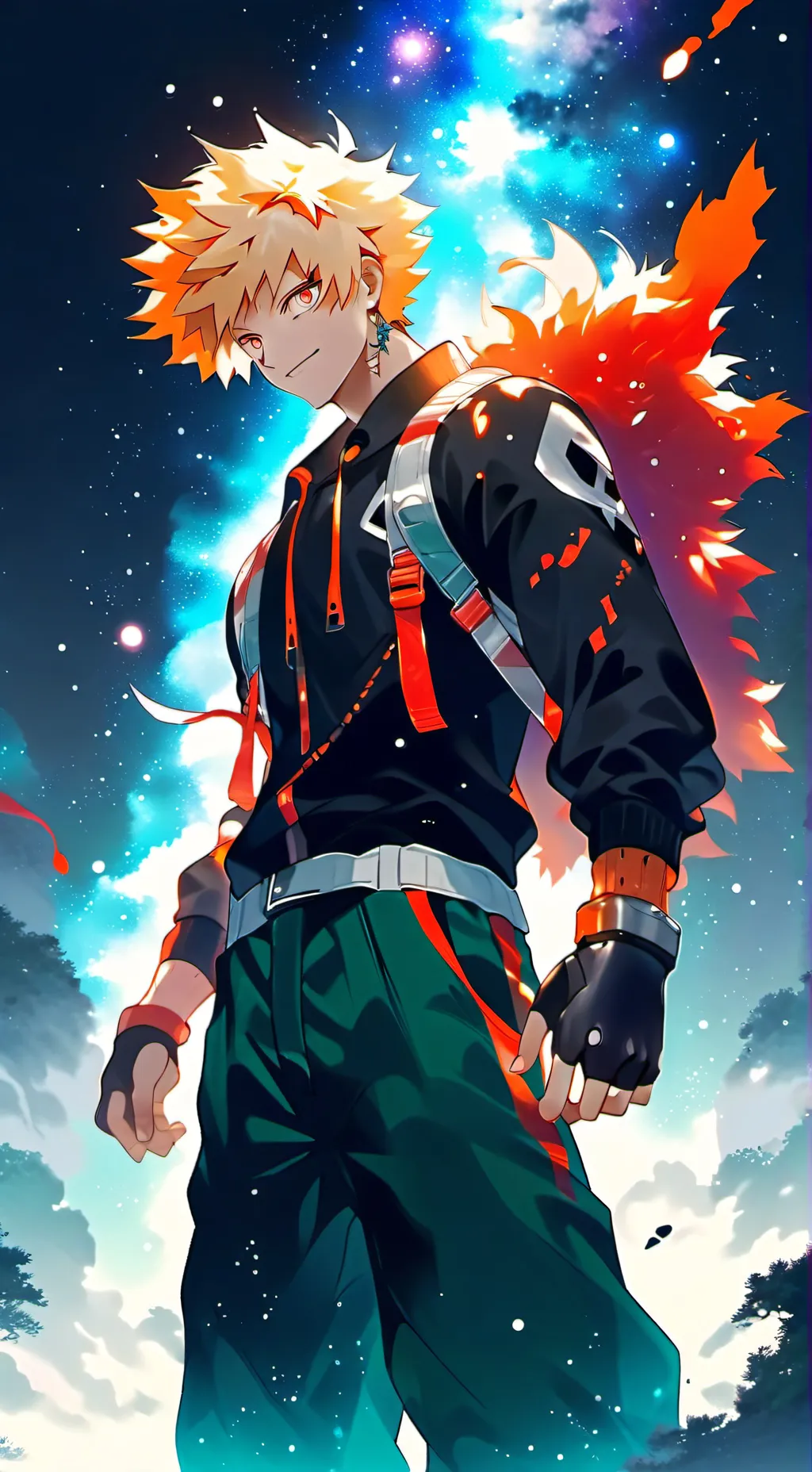 ai character: Bakugo x y/n background