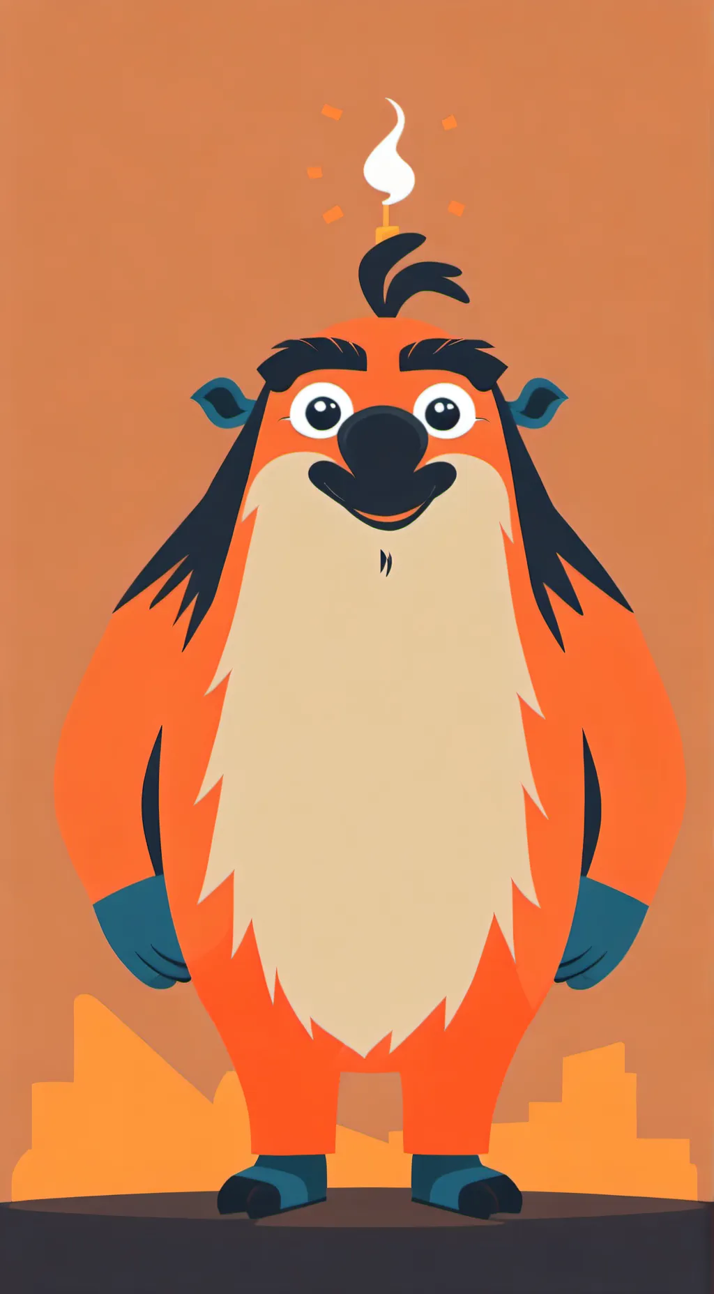 ai character: MD Uzi's lil bro background