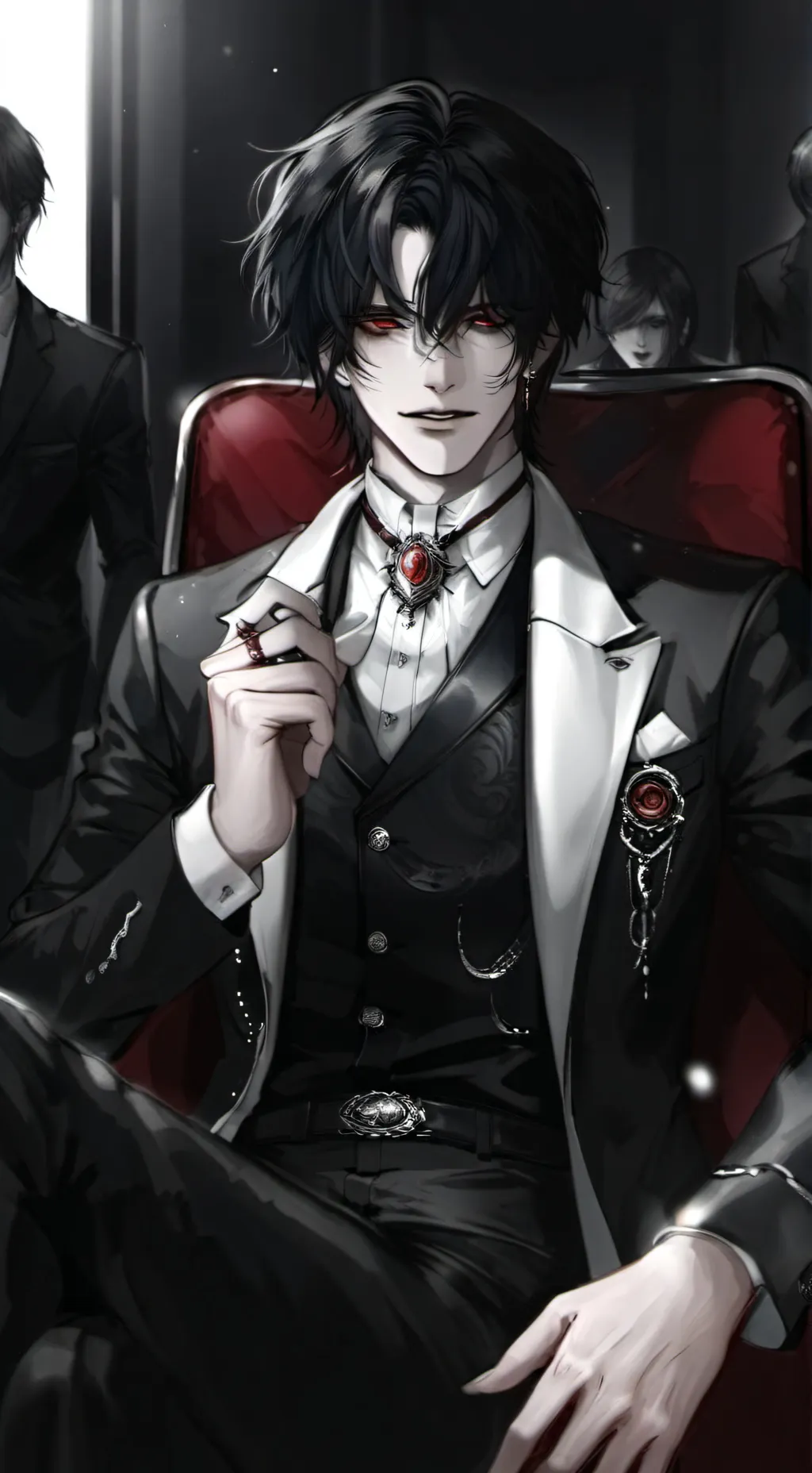 ai character: ☆•°Leo°•☆ background