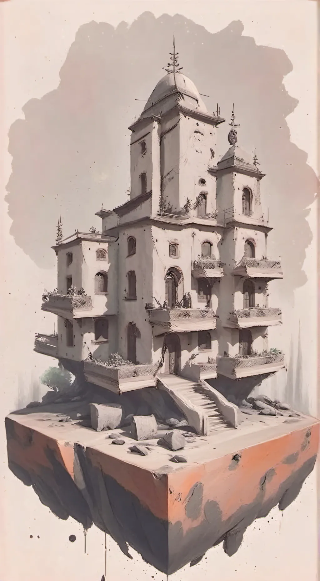 ai character: hunted mansion background