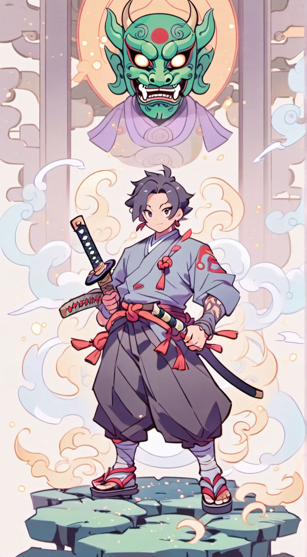 ai character: Ds reunion background