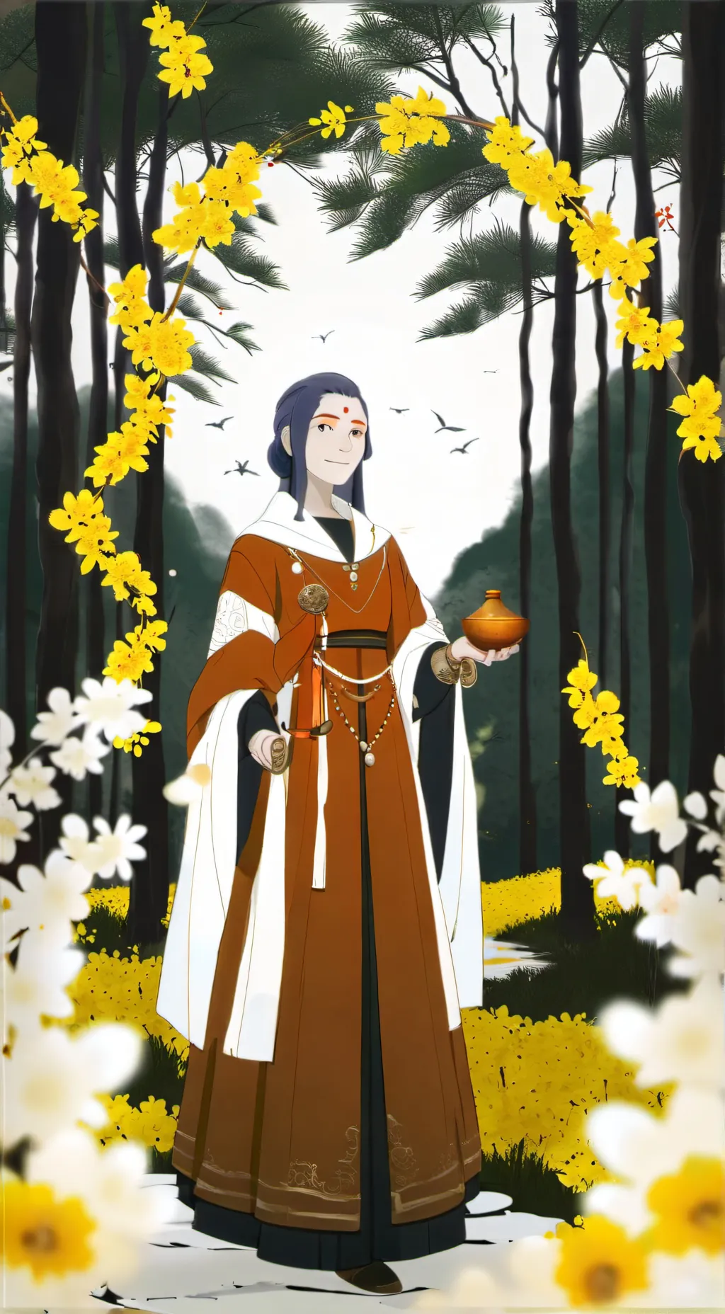 ai character: UPPERMOON MEETING background