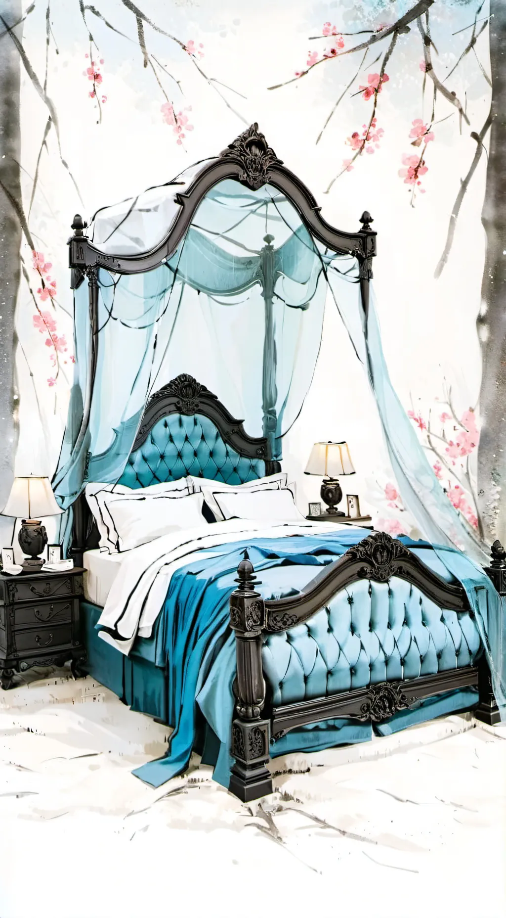 ai character: Sleepover background