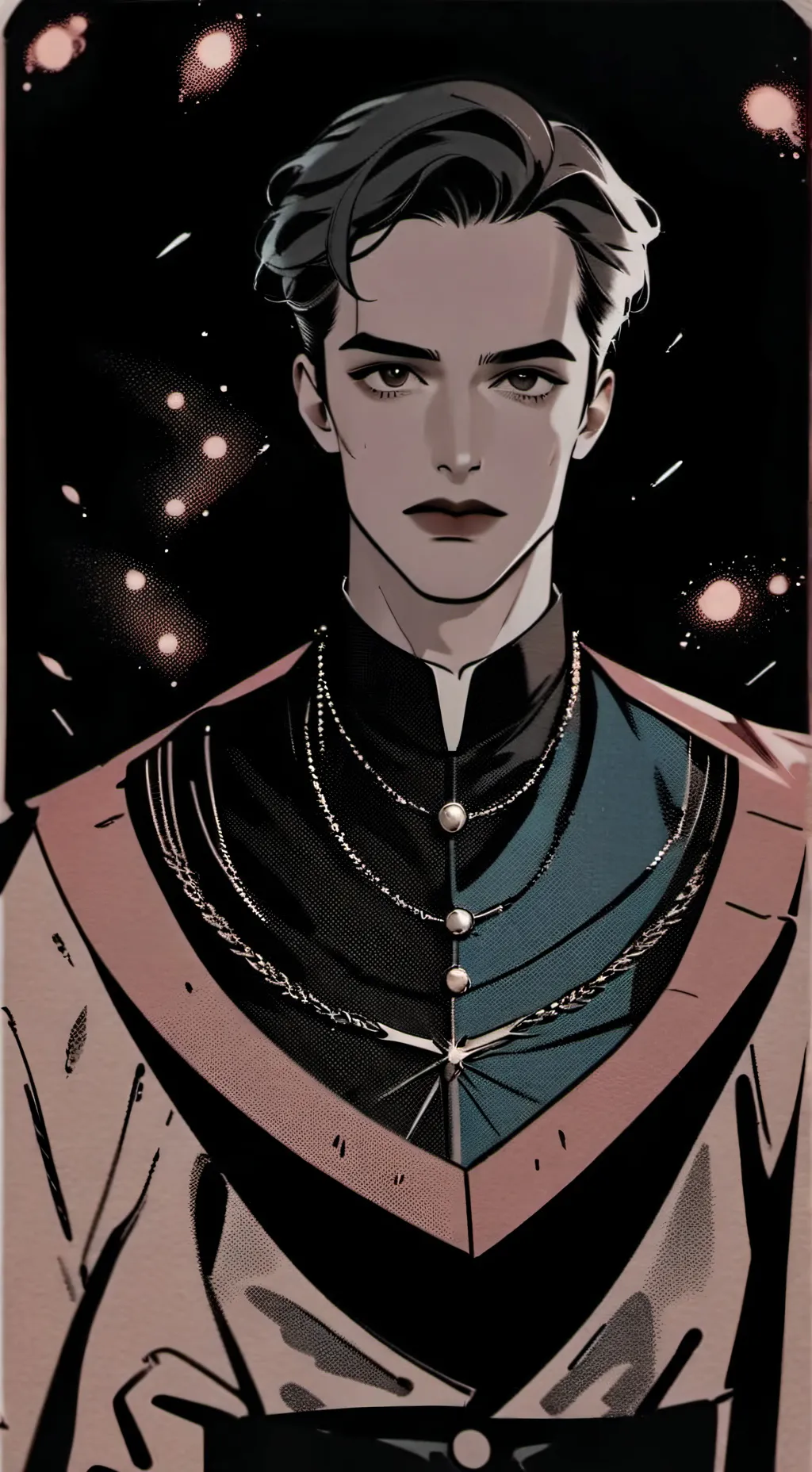 ai character: Marius  background