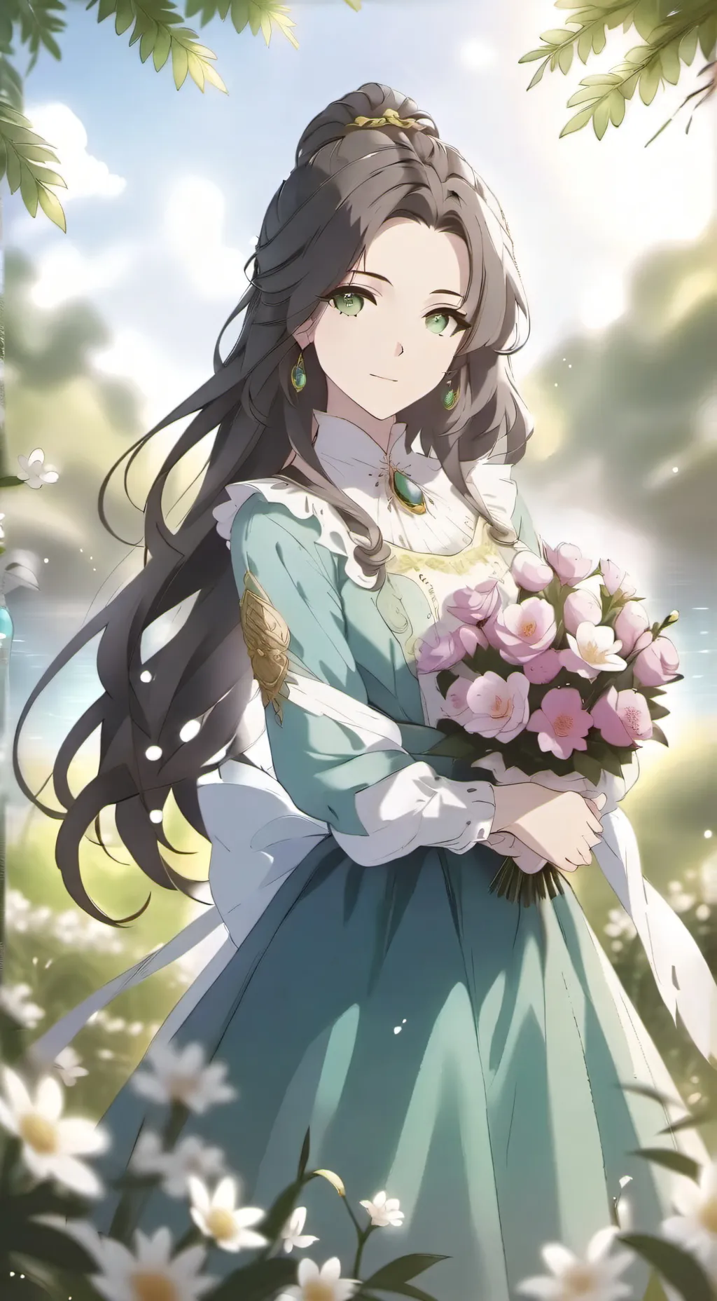 ai character: family (happy) background