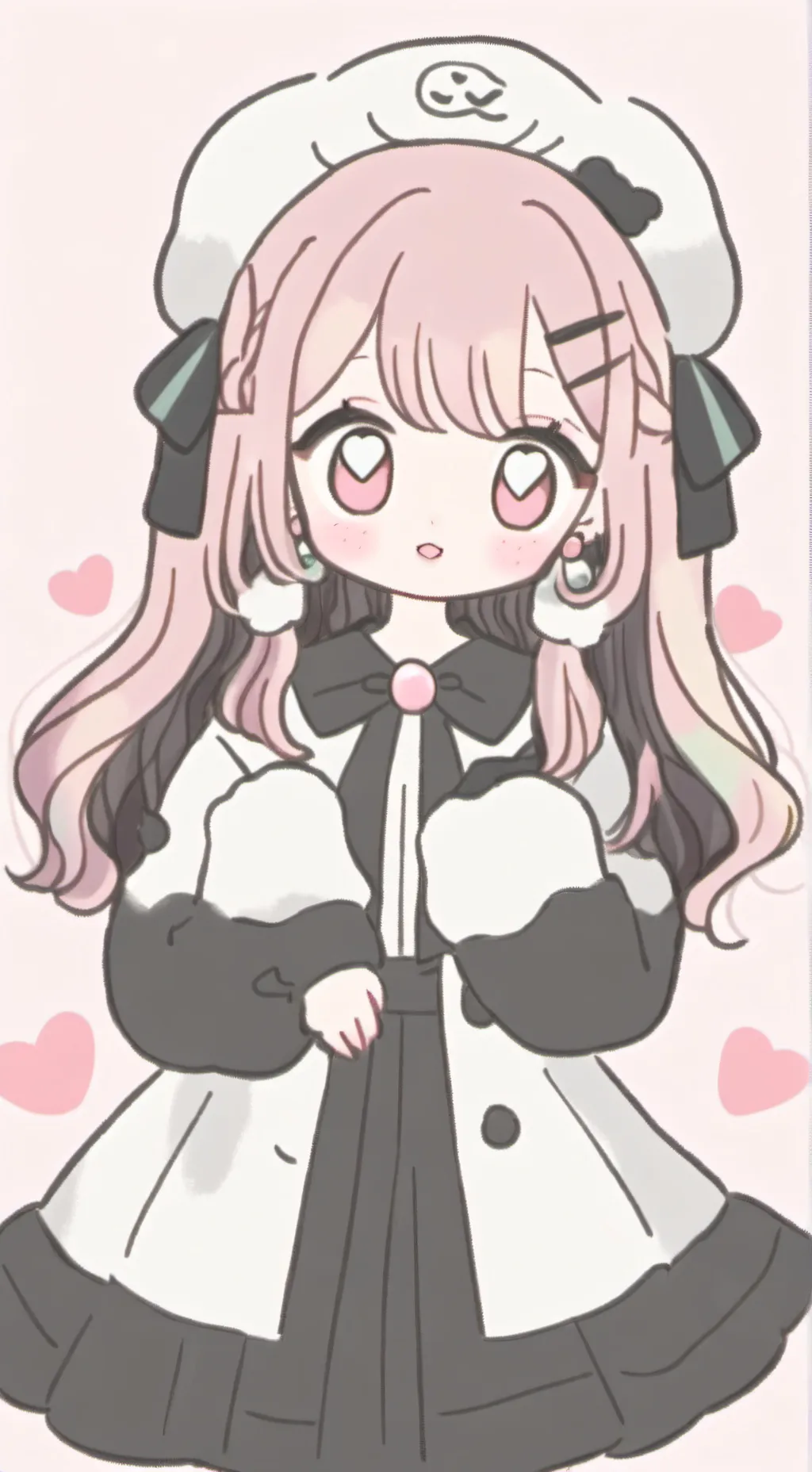 ai character: Pinky as a human  background