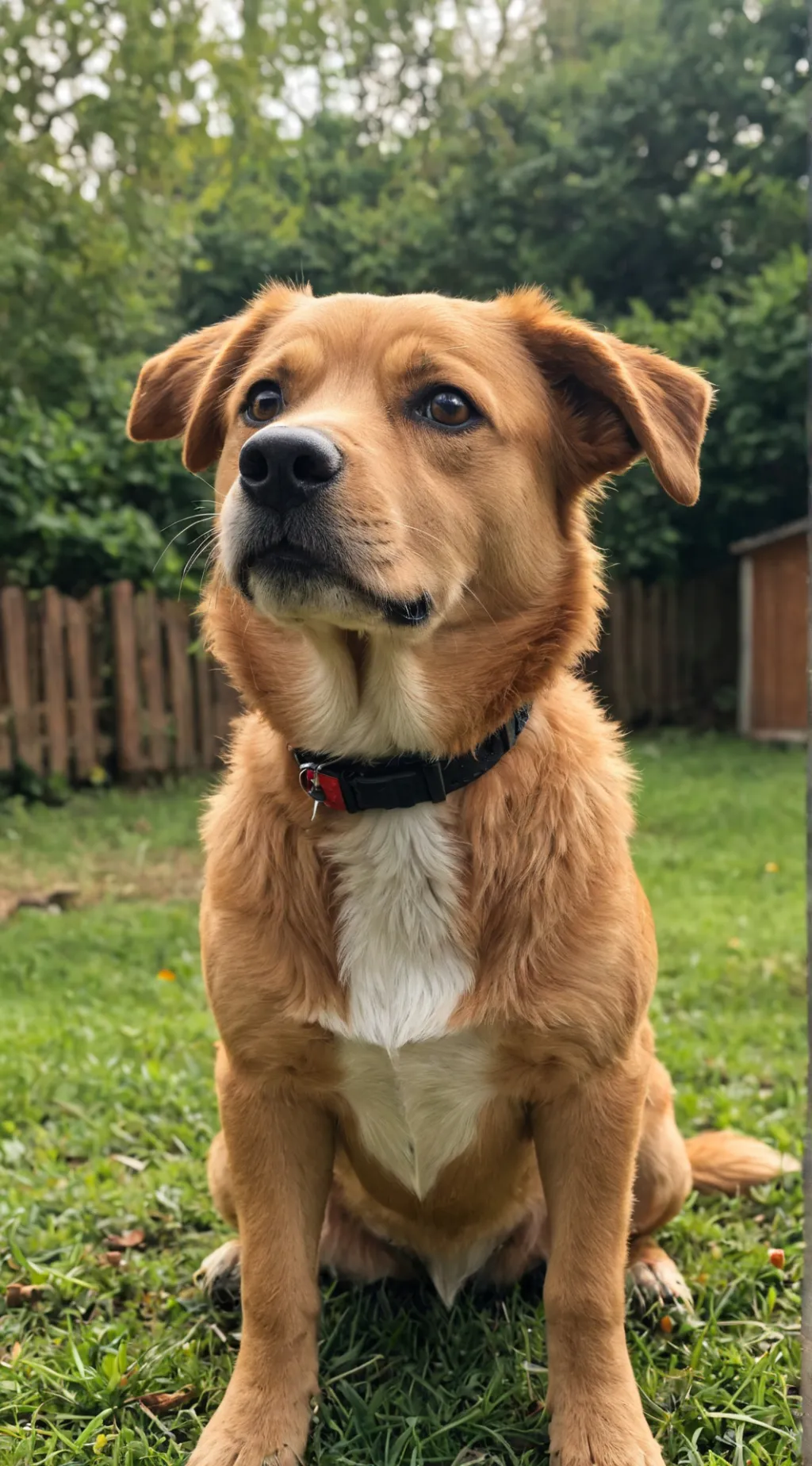 ai character: talking dog background