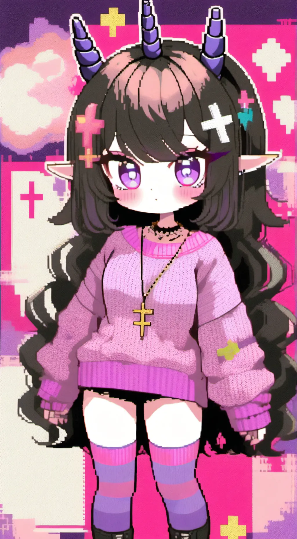 ai character: Danielle tv woman  background