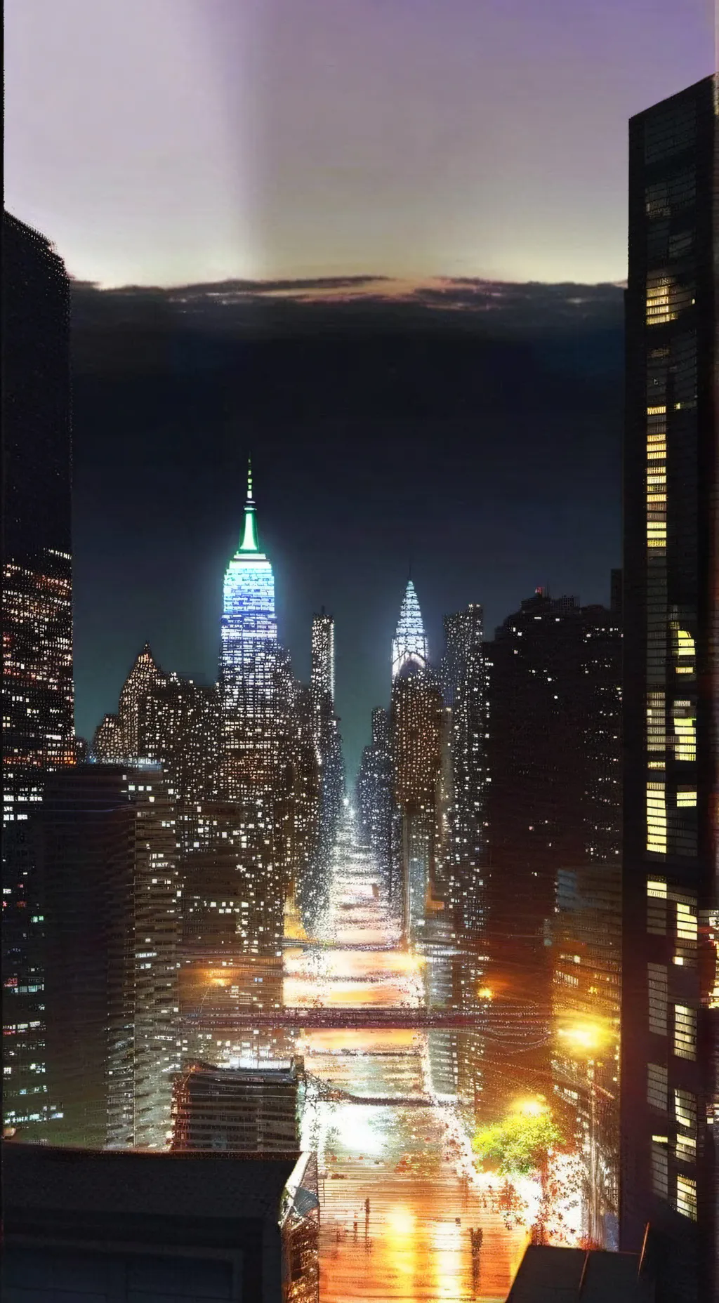 ai character: Manhattan background