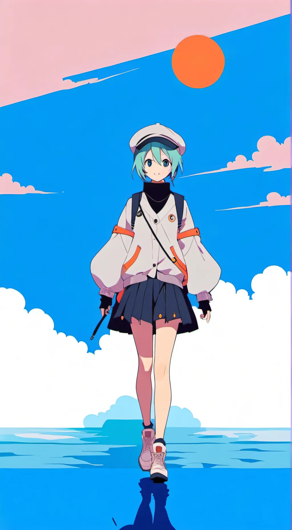 ai character: Mitsubishi kienki  background