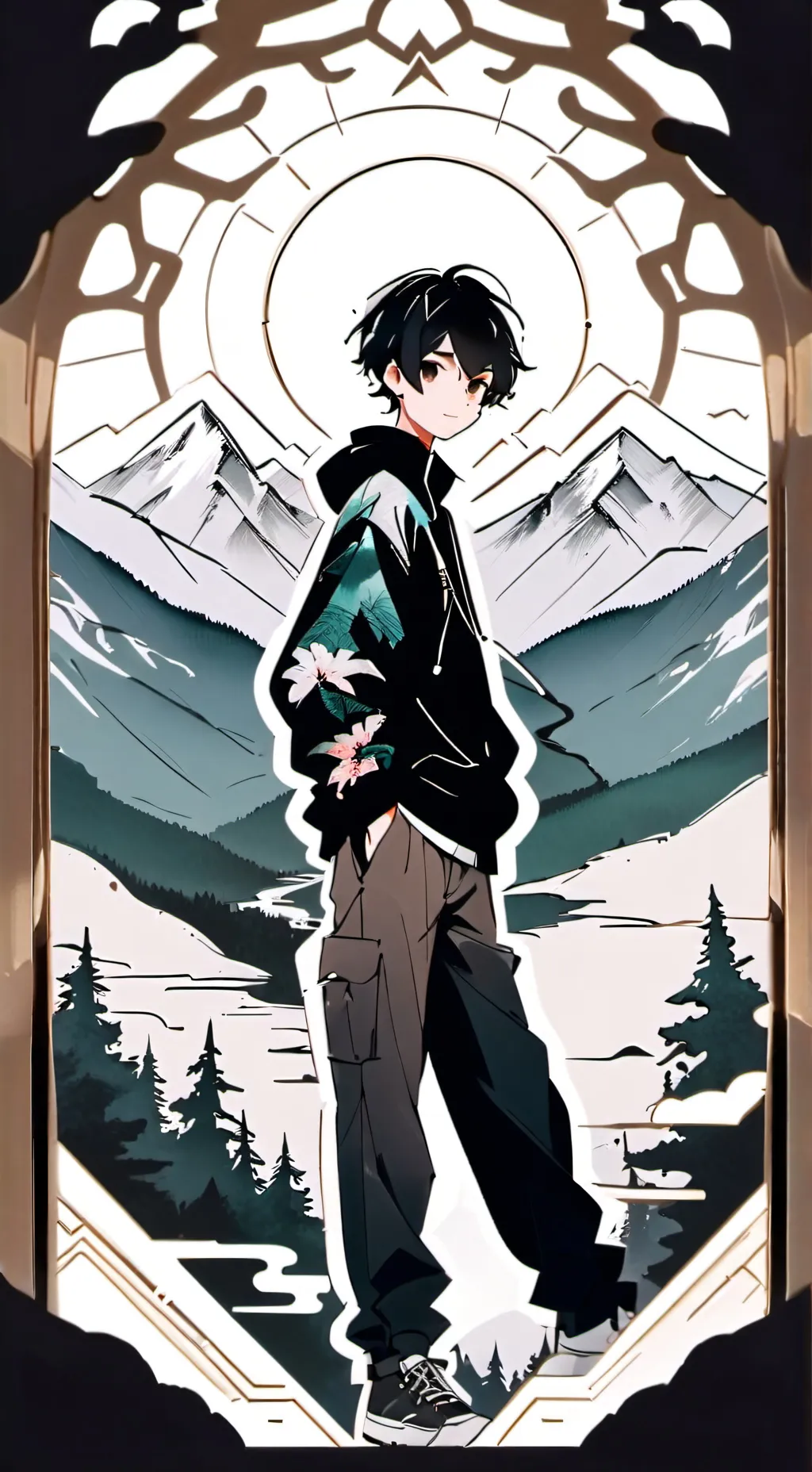 ai character: Zach background