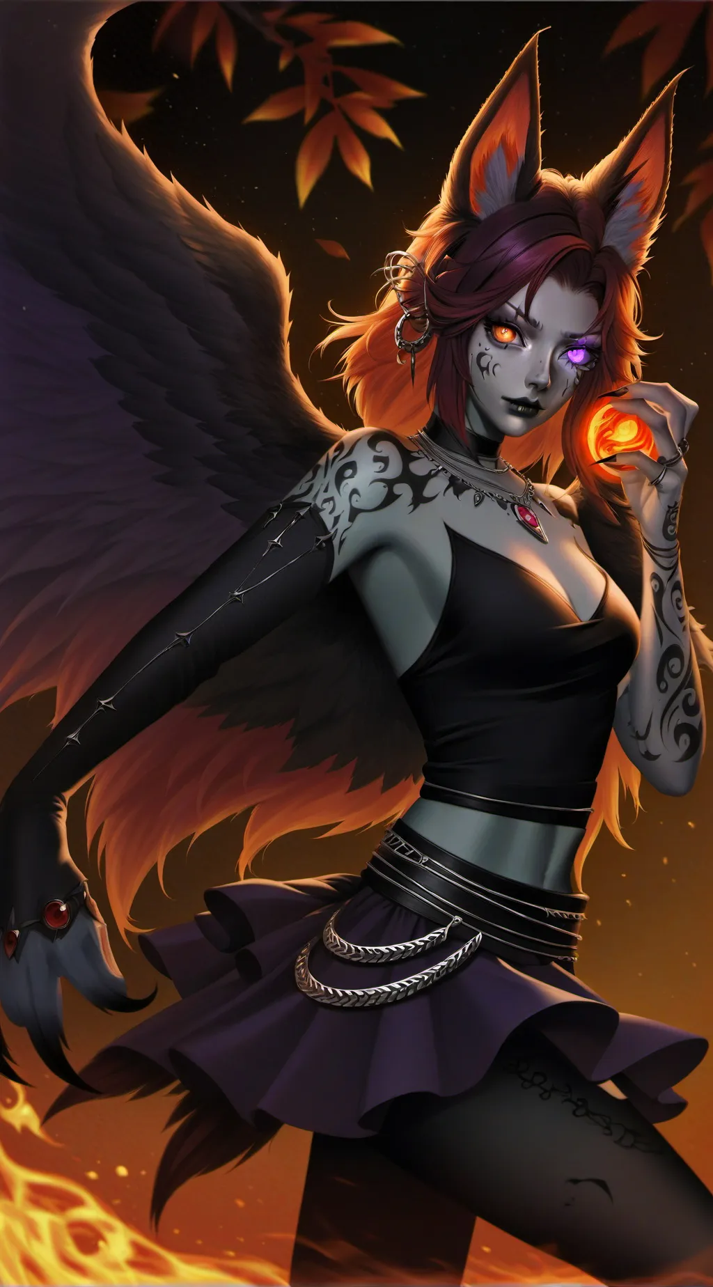 ai character: taking care bakugo background